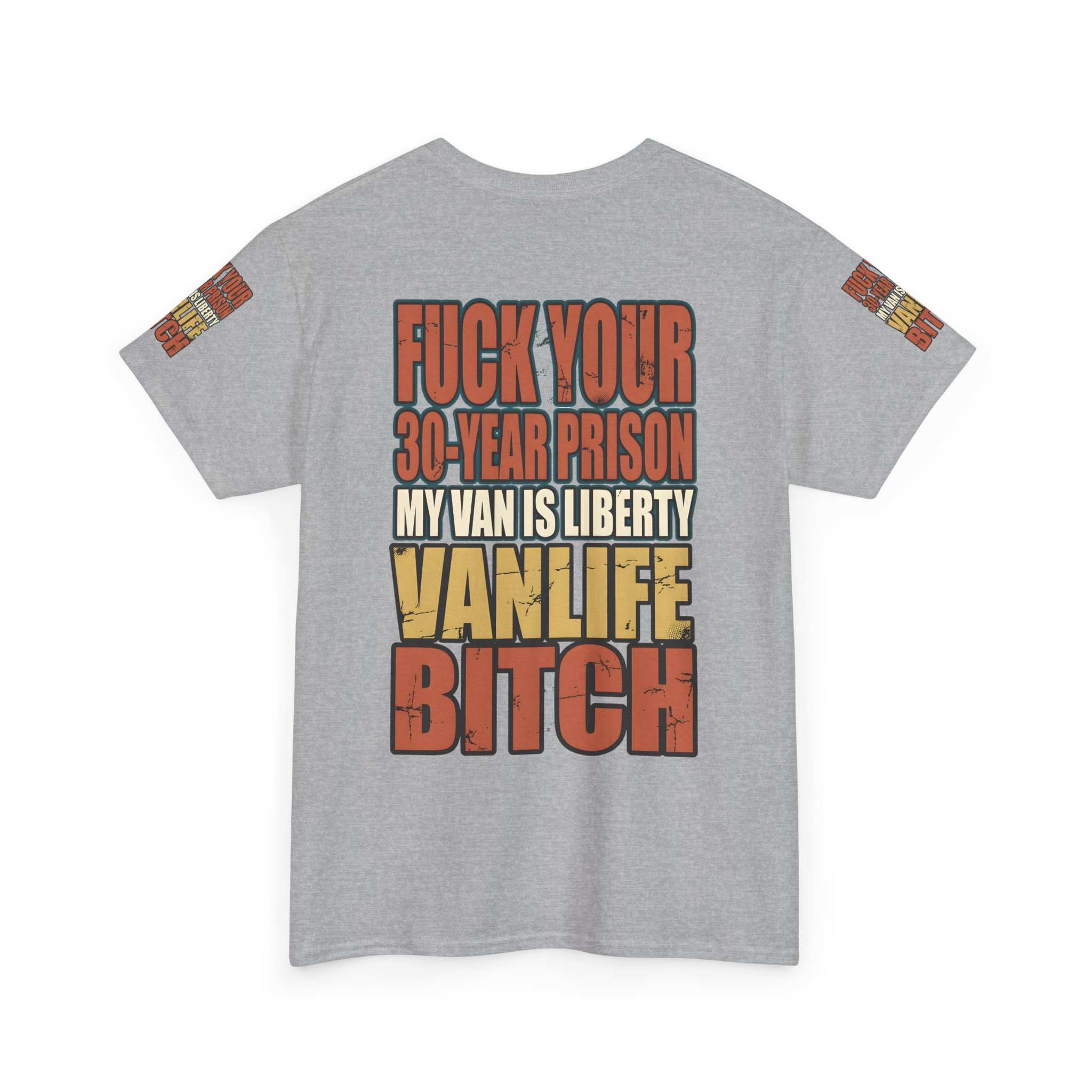 Unisex Heavy Cotton Tee — "Fuck Your 30 Year" Design F**K-Line