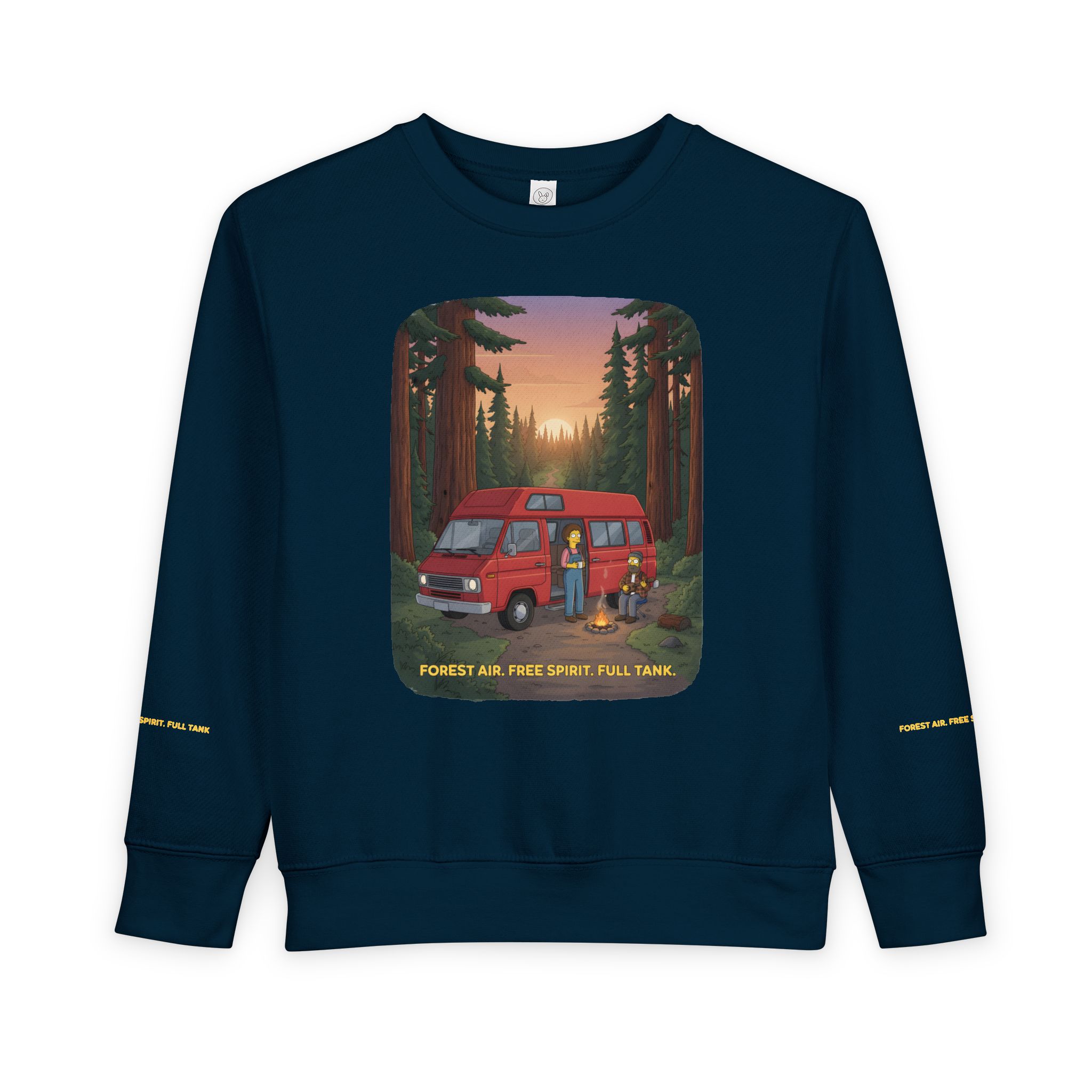 349886633464396382_2048-1.jpeg Toddler Sweatshirt - "Forest Air Free Spirit Full Tank" (Design Sitcom-Line)