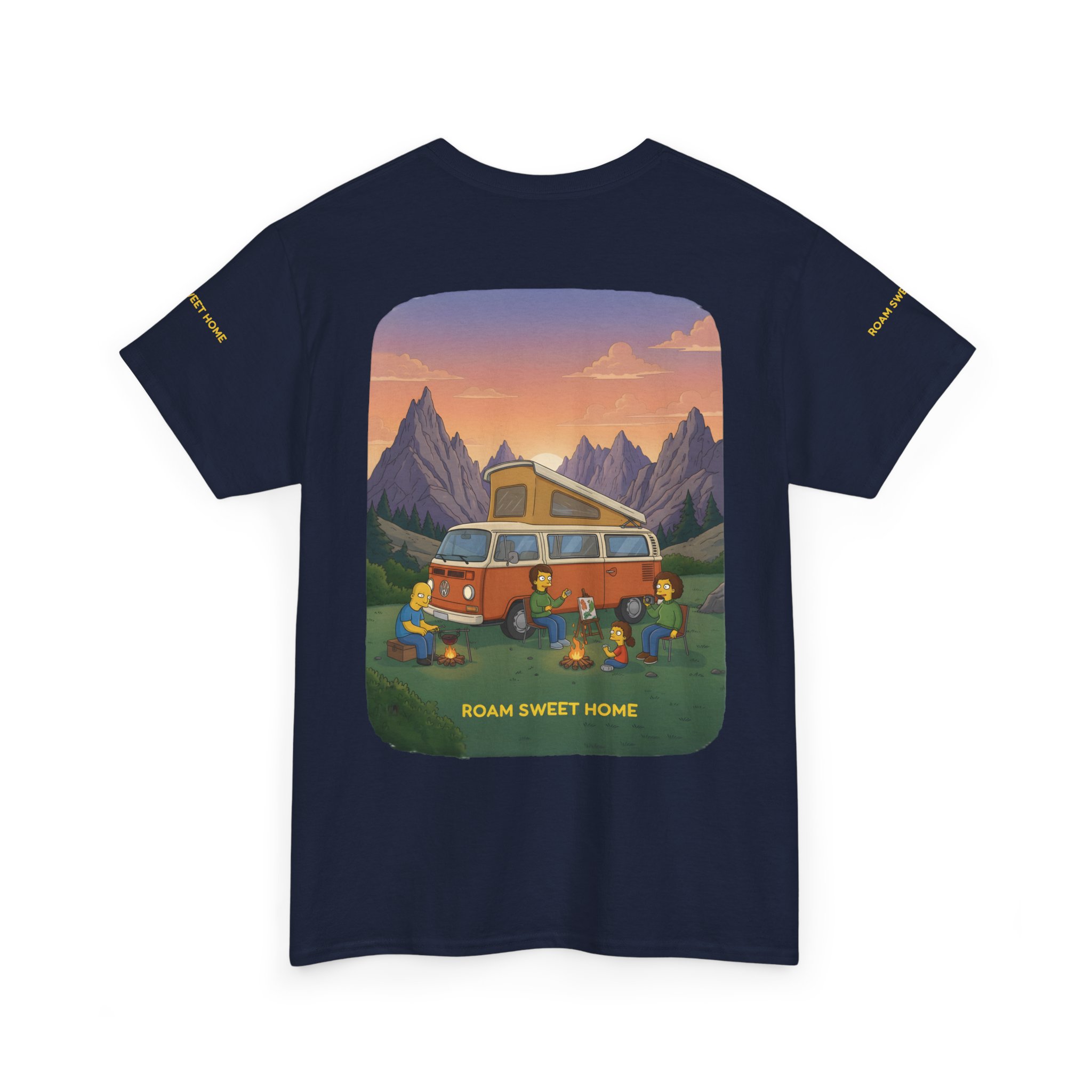 Unisex Heavy Cotton Tee — "Roam Sweet Home" Design Sitcom-Line