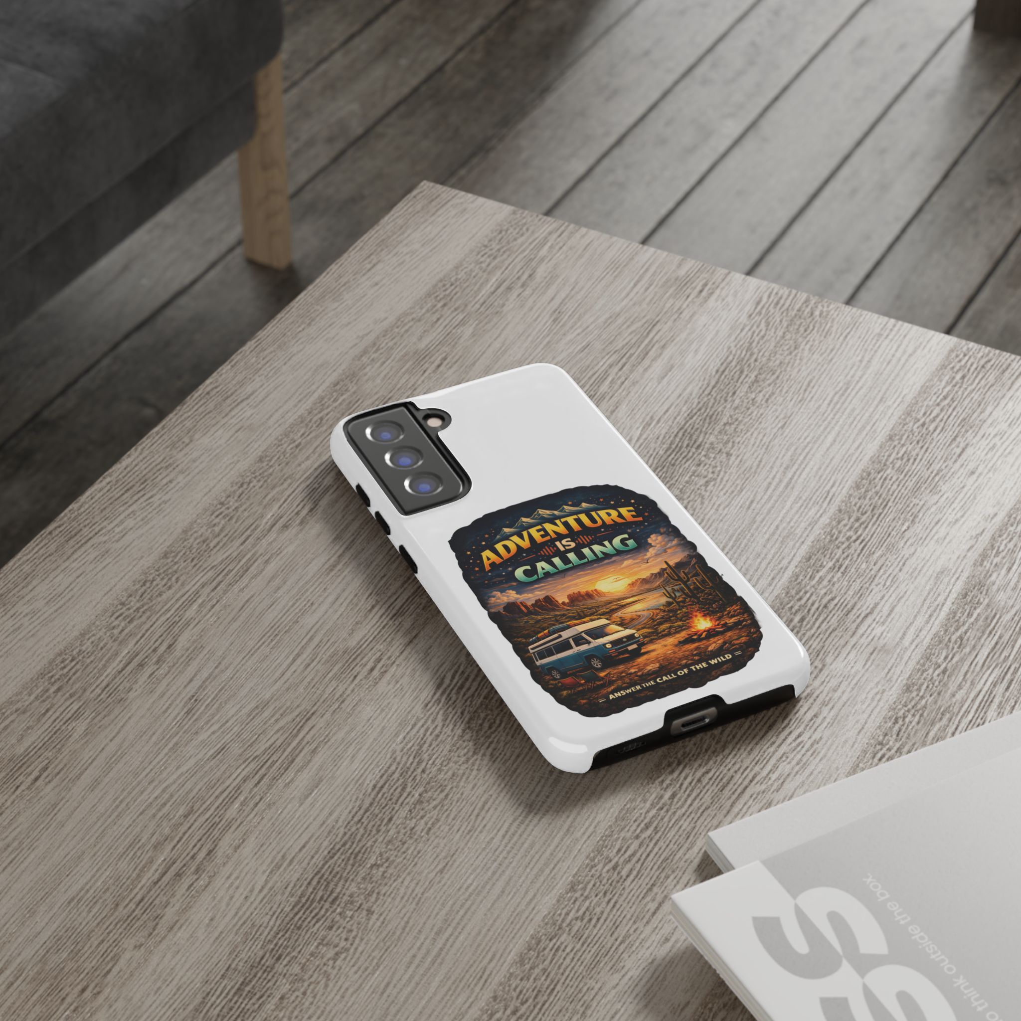 3508515287233281780_2048.jpeg Phone Case — "Adventure Is Calling" (Design Scenic-Line)