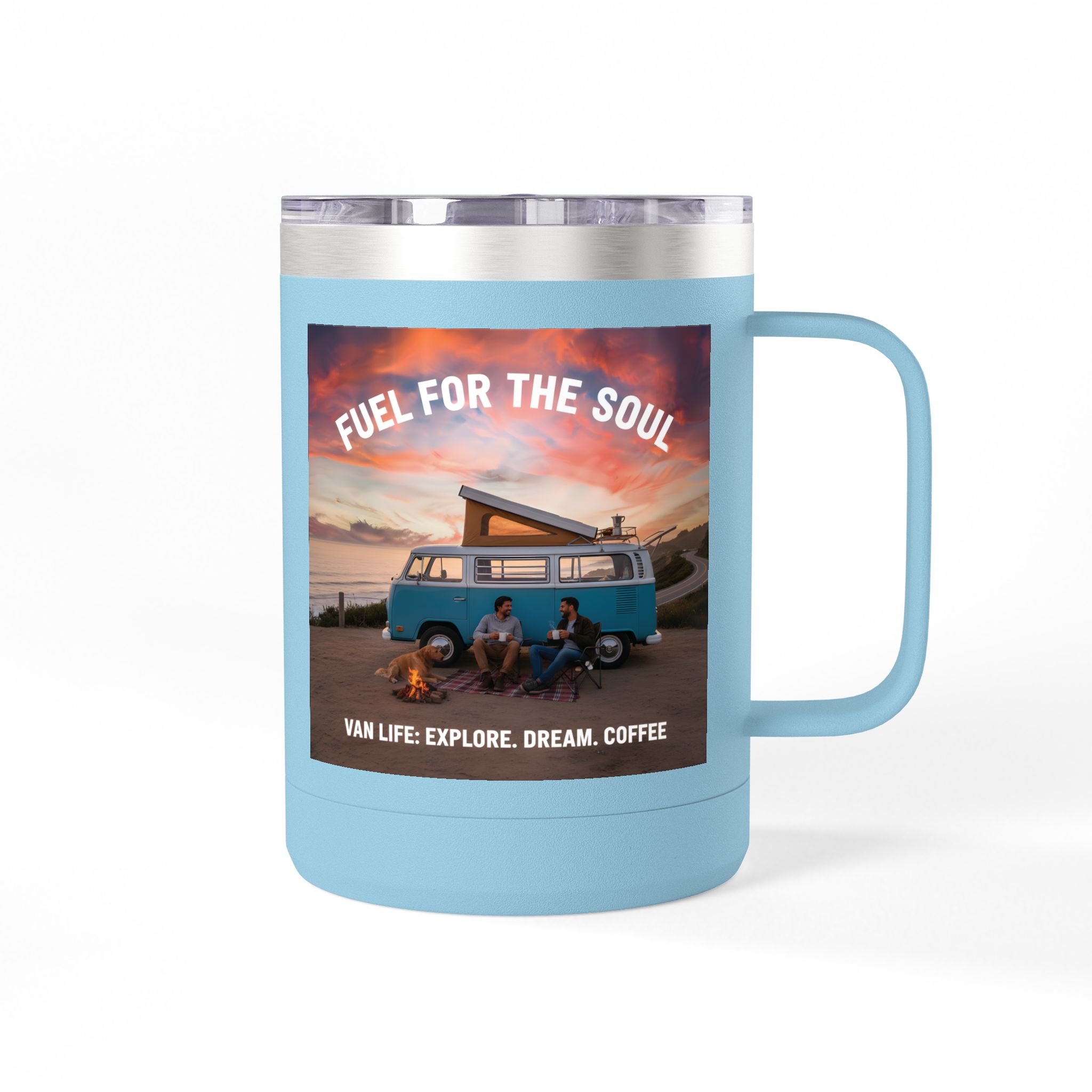 Coffee Mug Tumbler, 15oz — "Fuel for the Soul"