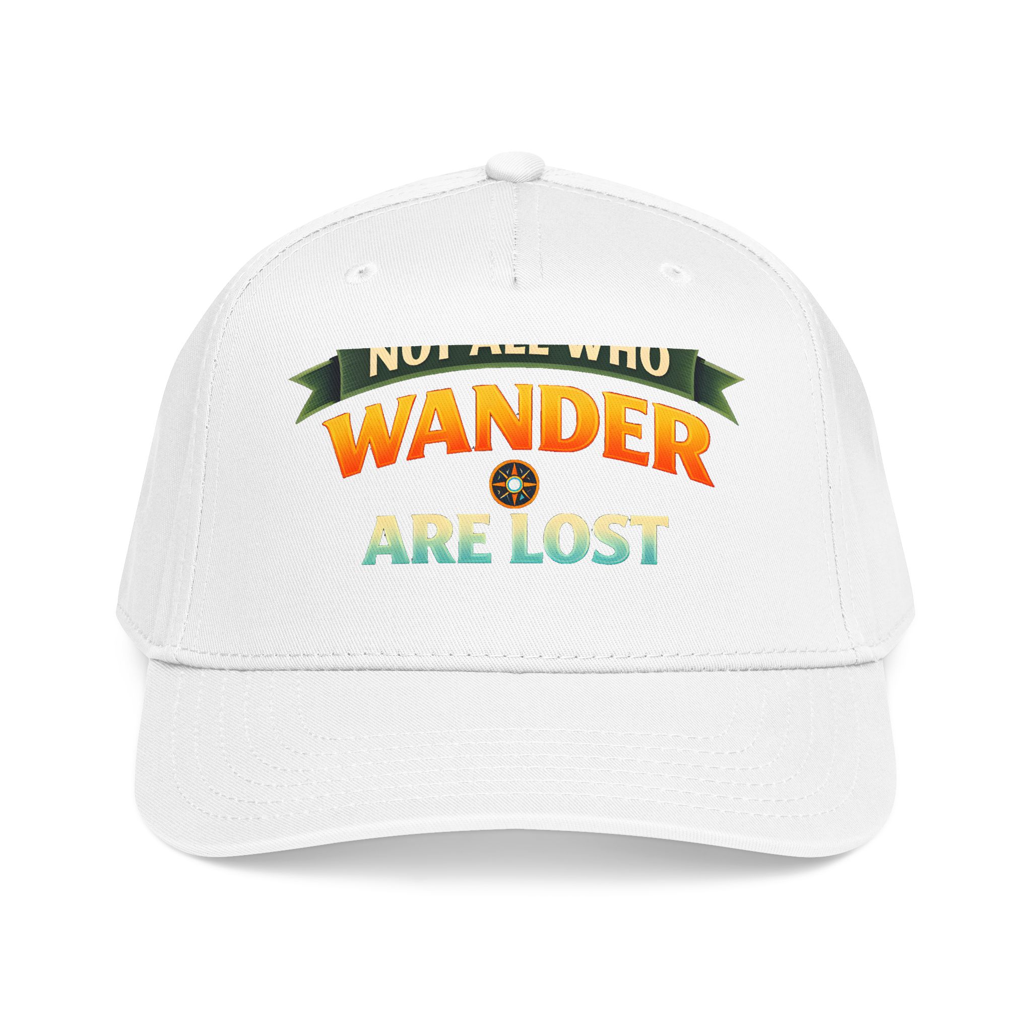 Baseball Cap - "Not All Who Wander Are Lost" Design Scenic-Line