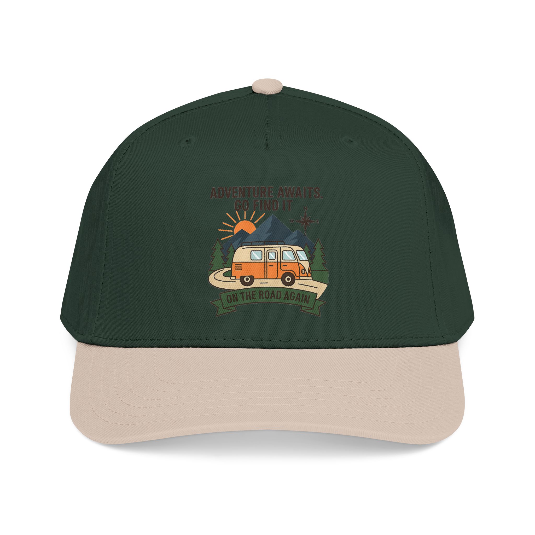 Baseball Cap - "Adventure Awaits" Outdoor Travel Hat