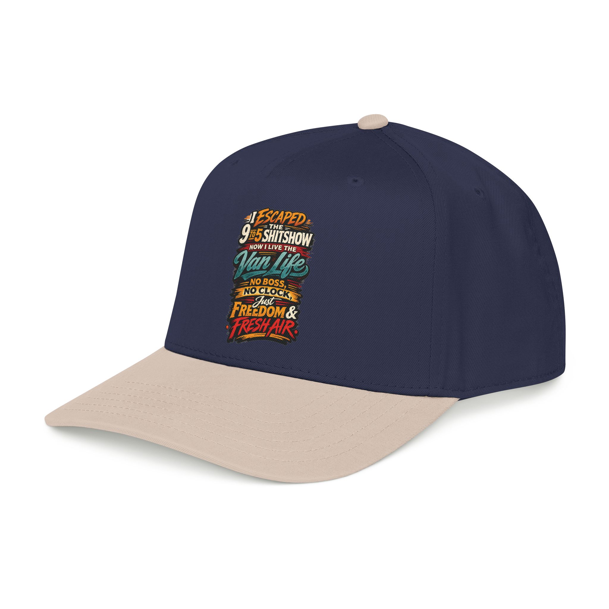 Baseball Cap - "I Escaped The 9 To 5" Design F**K-Line