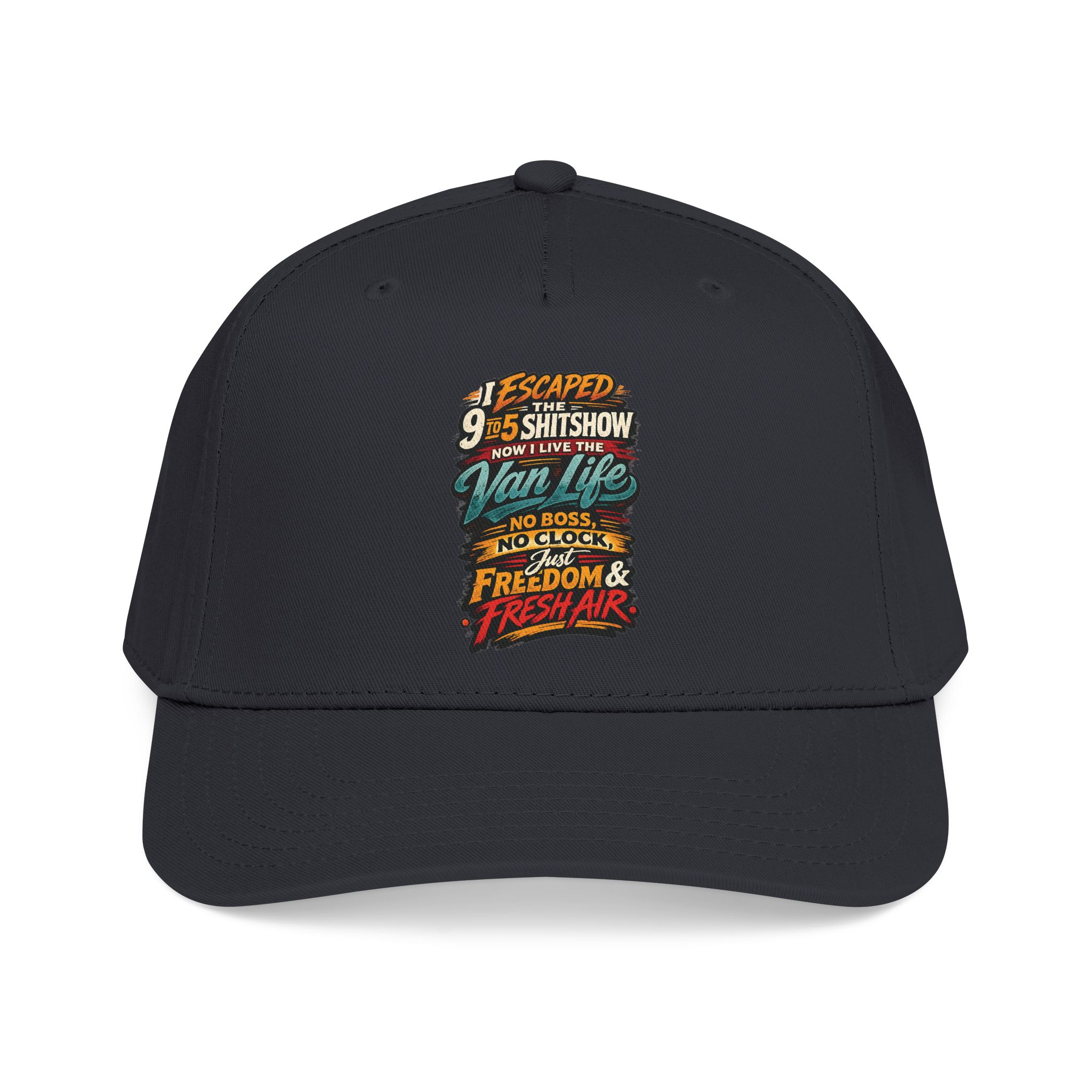 Baseball Cap - "I Escaped The 9 To 5" Design F**K-Line