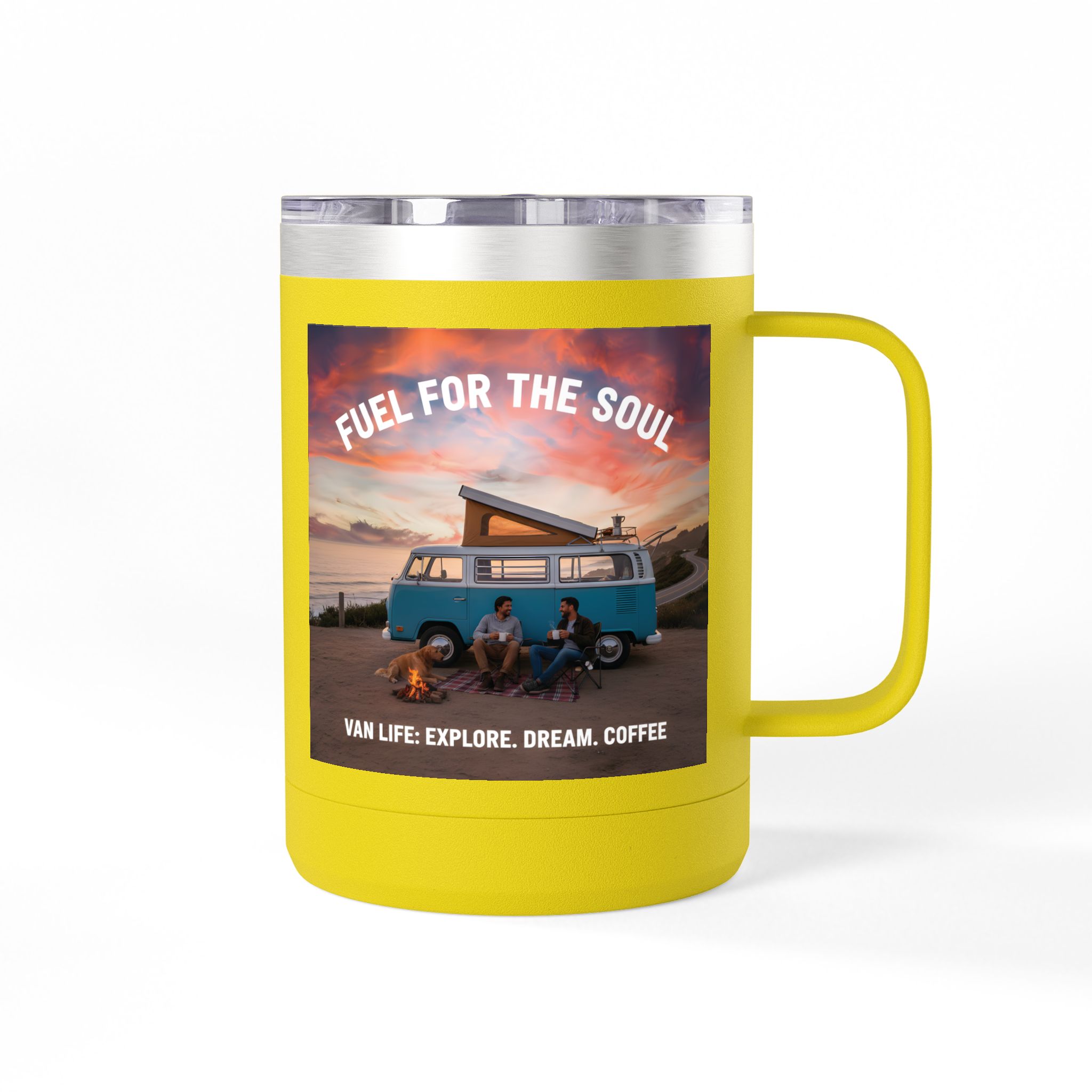Coffee Mug Tumbler, 15oz — "Fuel for the Soul"