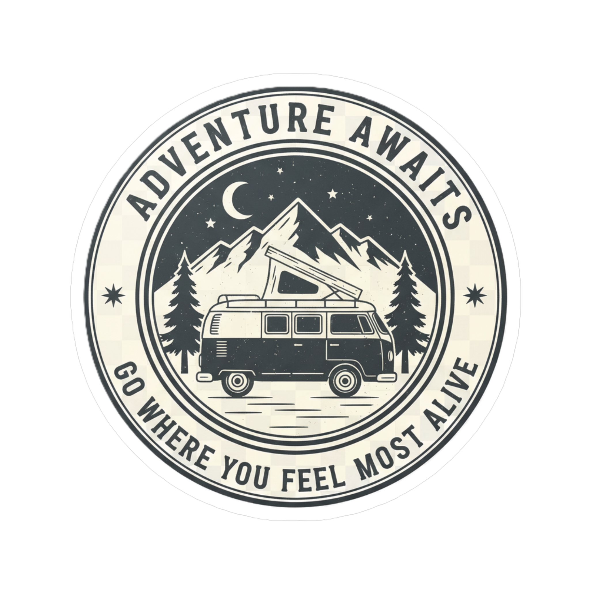 3623986020299142340_2048-1.jpeg Vinyl Kiss-Cut Stickers - "Adventure Awaits-Go Where You Feel Most Alive" (Available in sizes)
