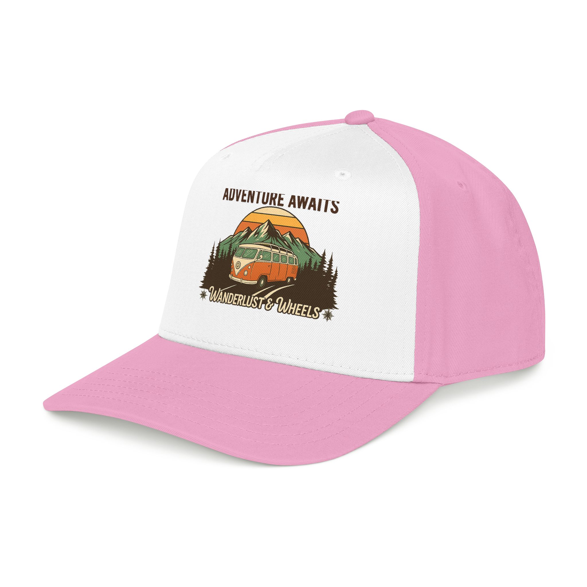 Baseball Cap - "Home Is Where You Adventure Awaits" Mid Profile Baseball Cap
