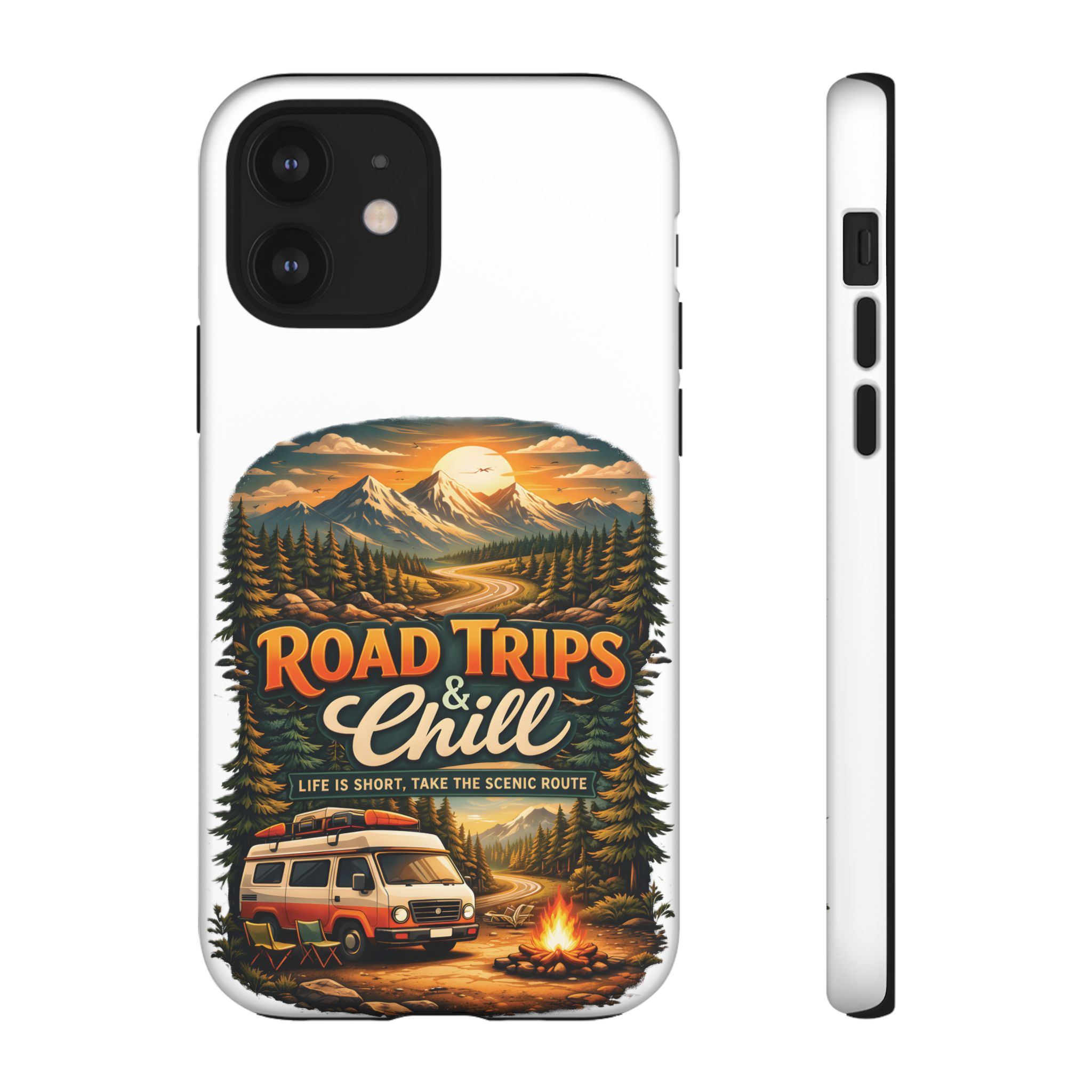 Phone Case — "Road Trips and Chill" (Design Scenic-Line)