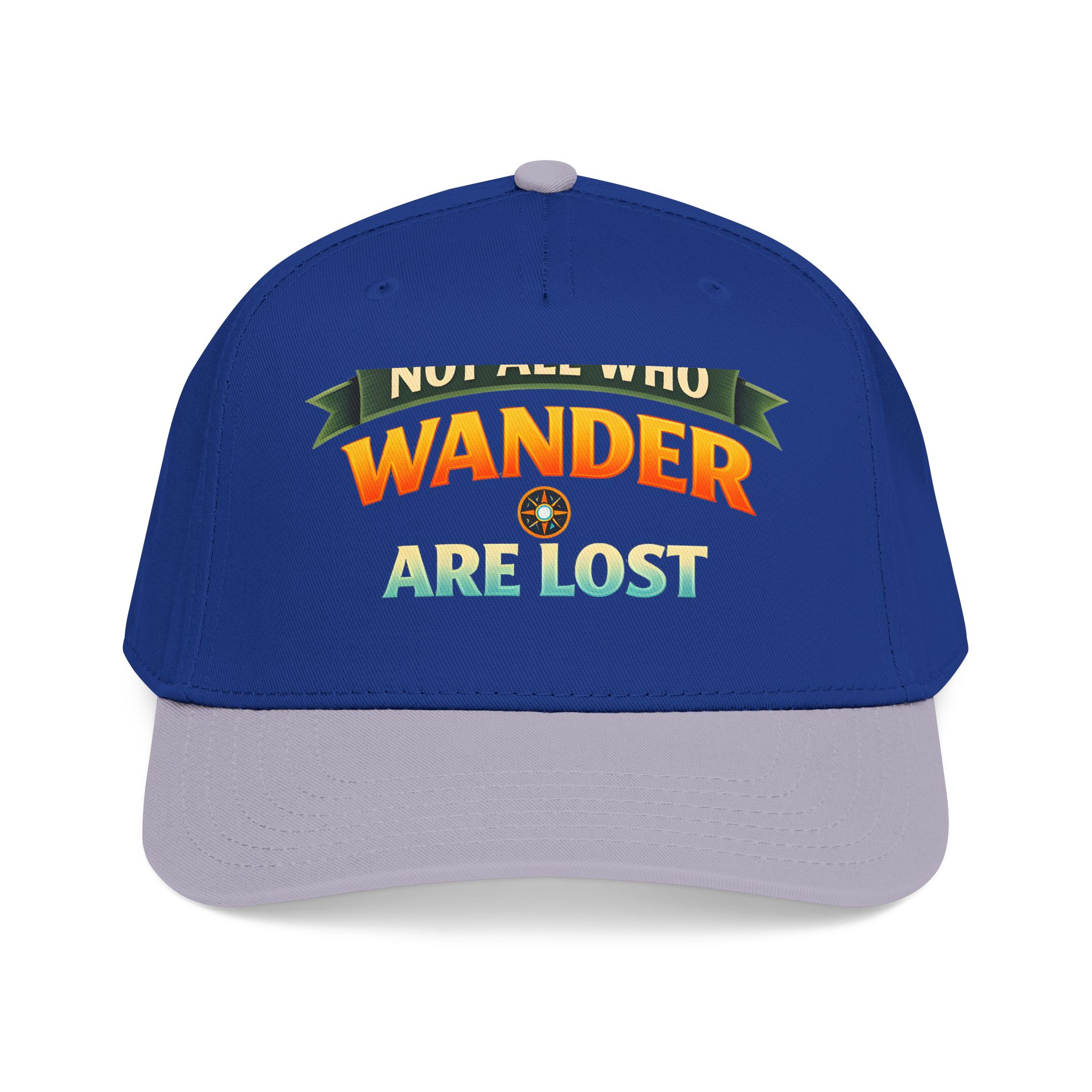 Baseball Cap - "Not All Who Wander Are Lost" Design Scenic-Line