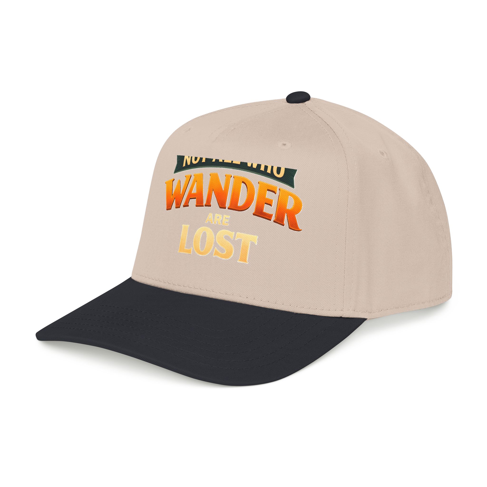 Baseball Cap - "Not All Who Wander Are Lost" Design Scenic-Line