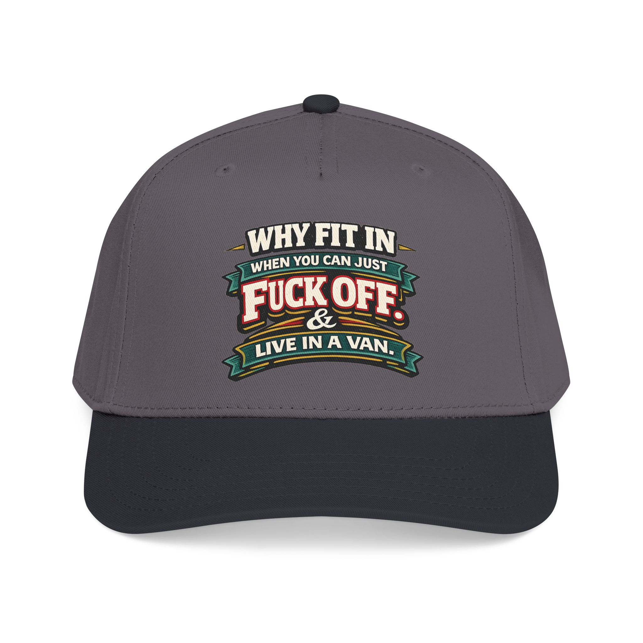 Baseball Cap - "Why Fit In" Design F**K-Line