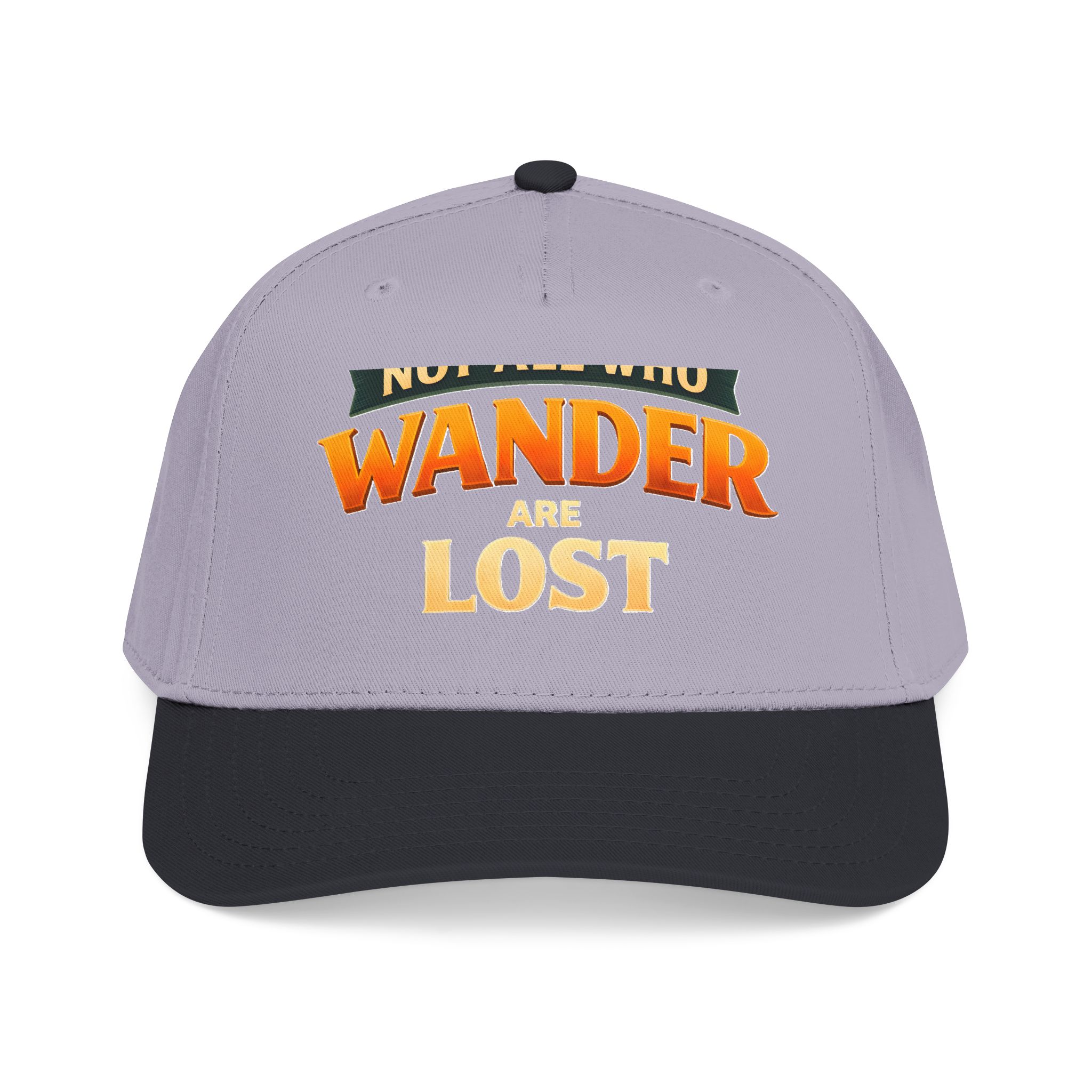 Baseball Cap - "Not All Who Wander Are Lost" Design Scenic-Line