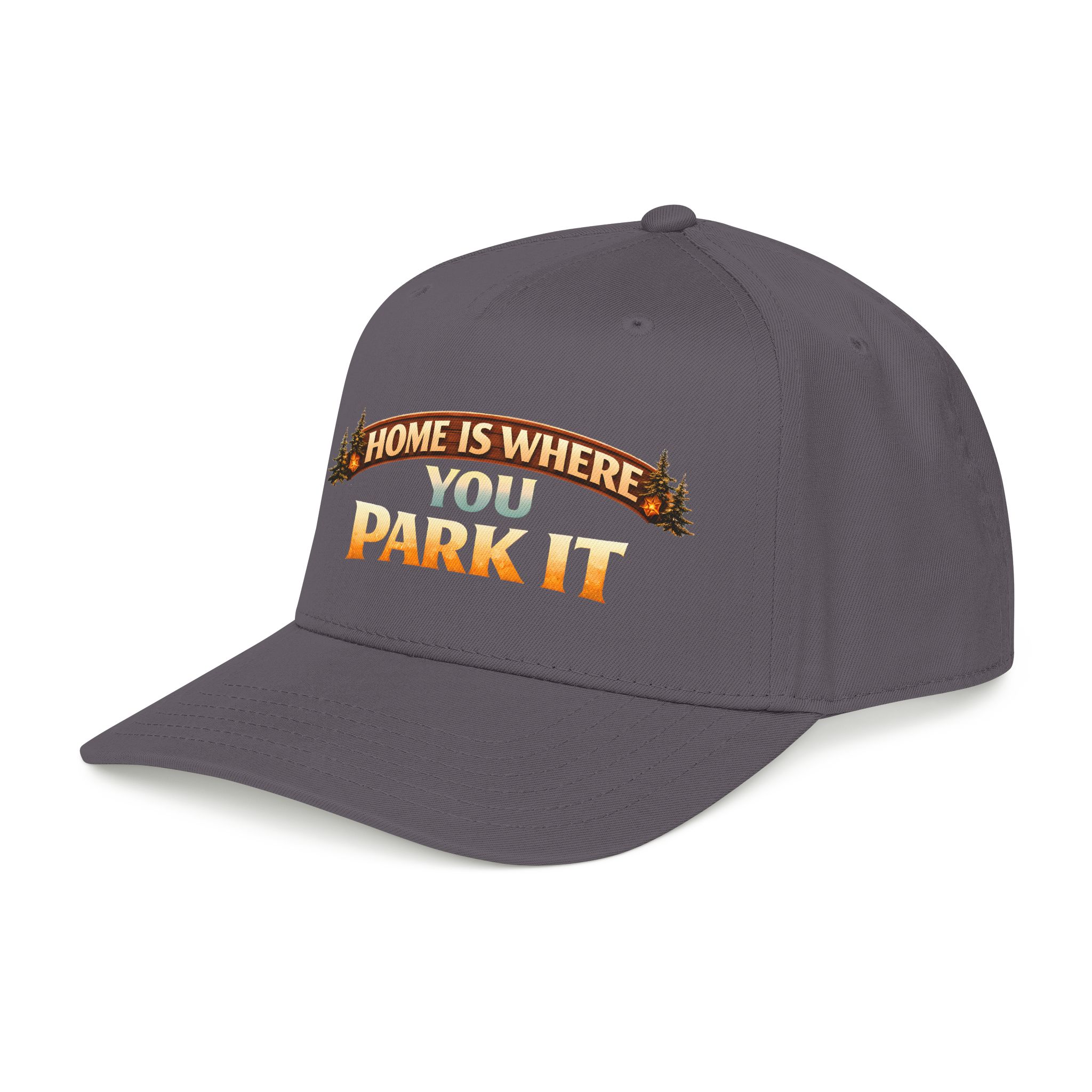 Baseball Cap - "Home Is Where You Park It" Design Scenic-Line