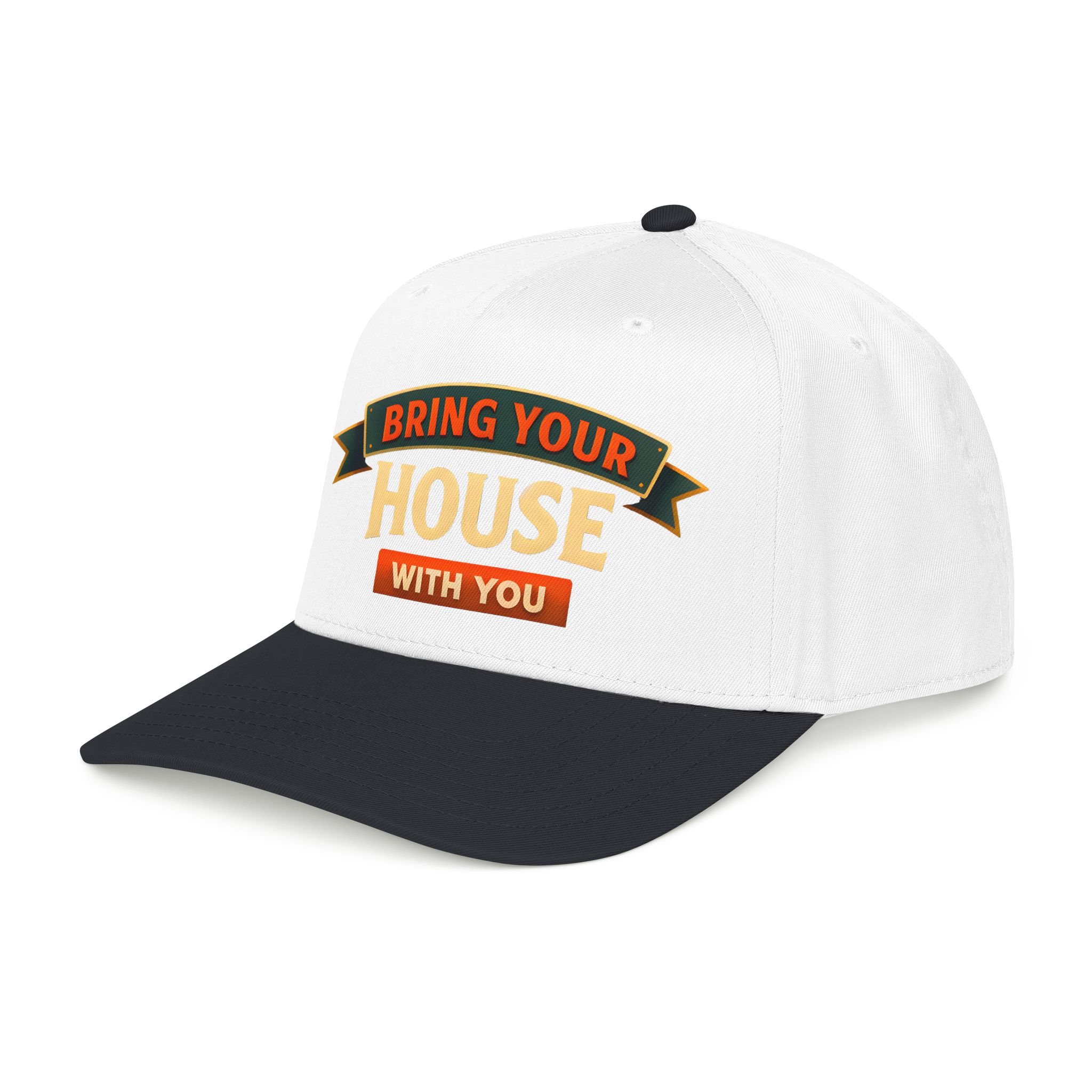 Baseball Cap - "Bring Your House With You" Design Scenic-Line