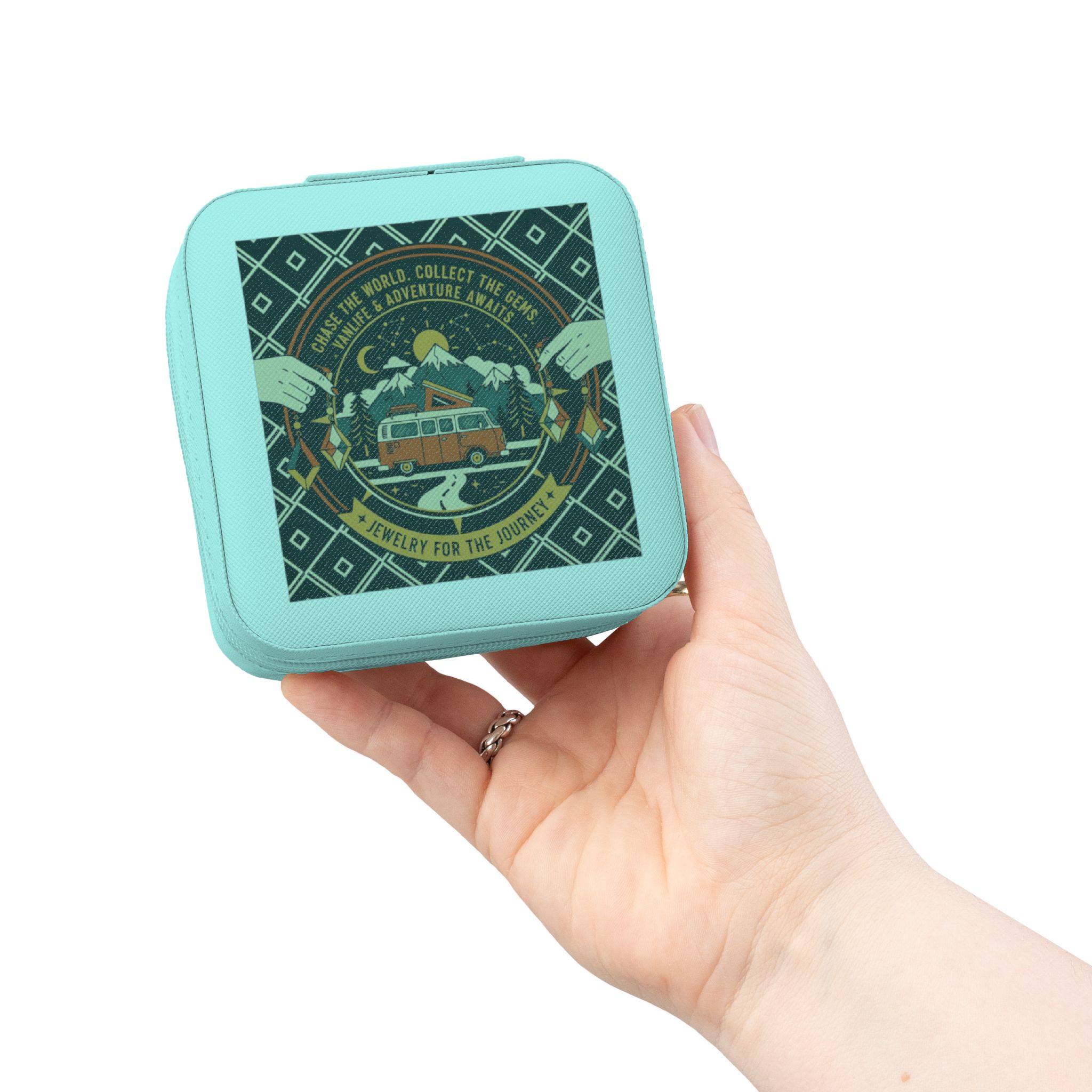 Jewelry Travel Case – Compact Organizer for Rings, Necklaces & Earrings