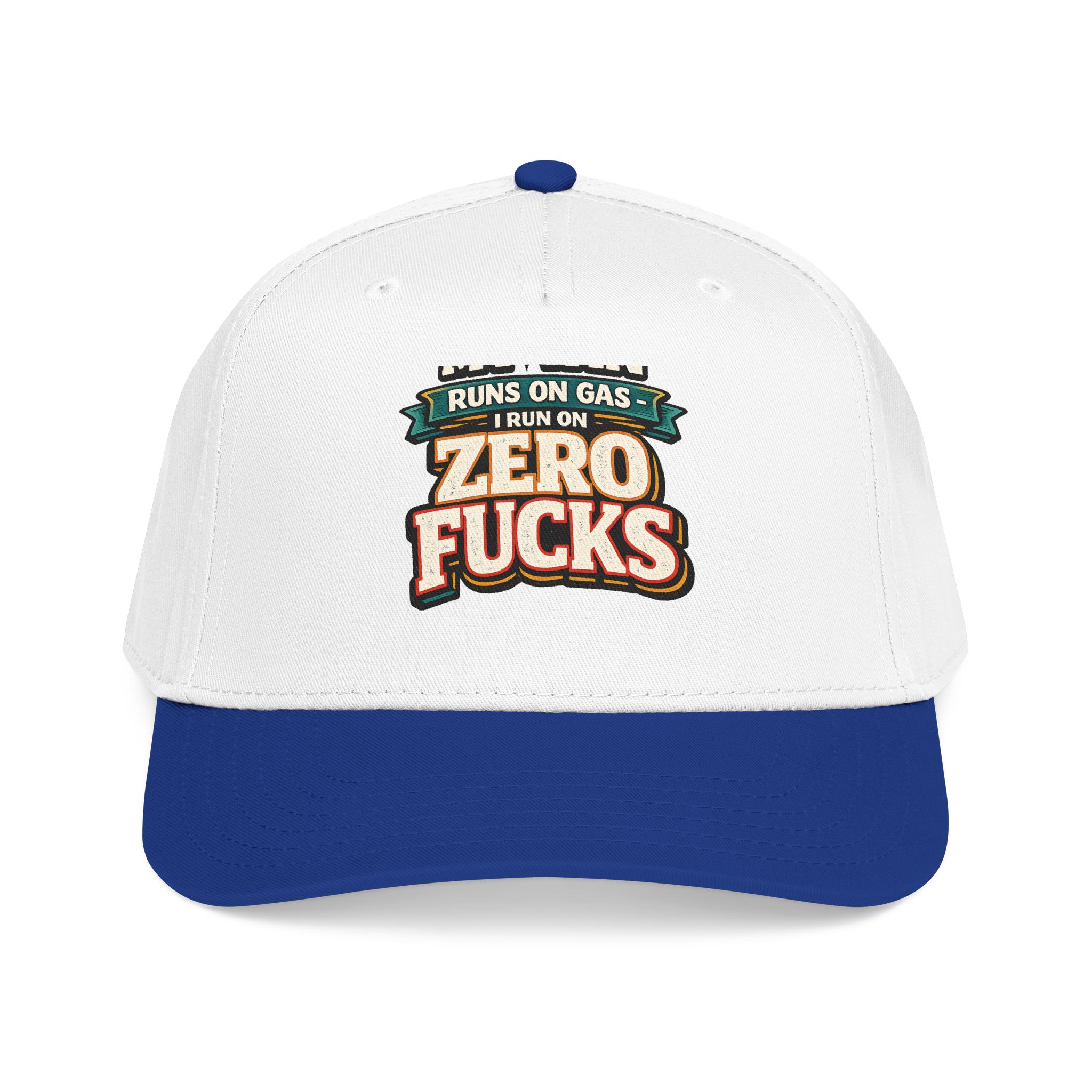 Baseball Cap - "My Van Runs On Gas" Design F**K-Line