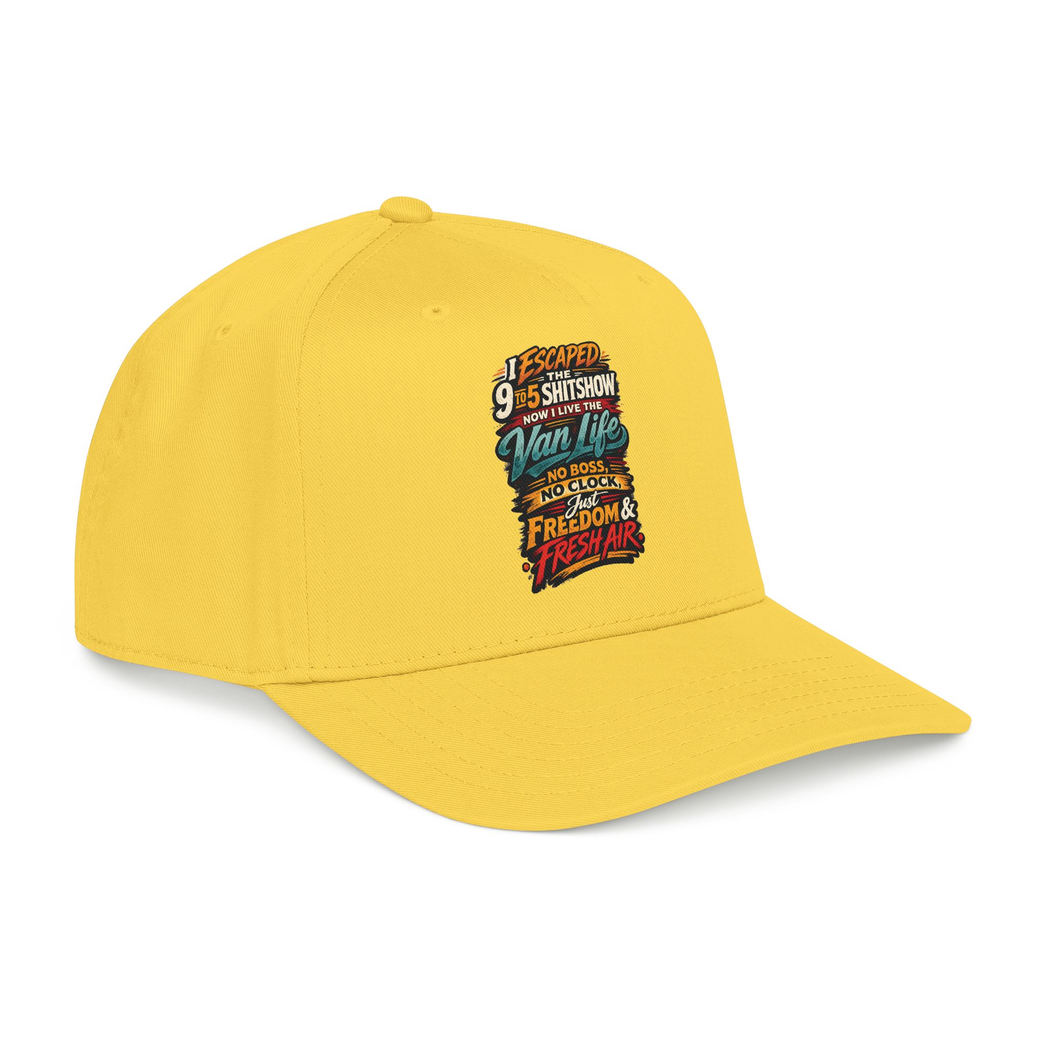 Baseball Cap - "I Escaped The 9 To 5" Design F**K-Line