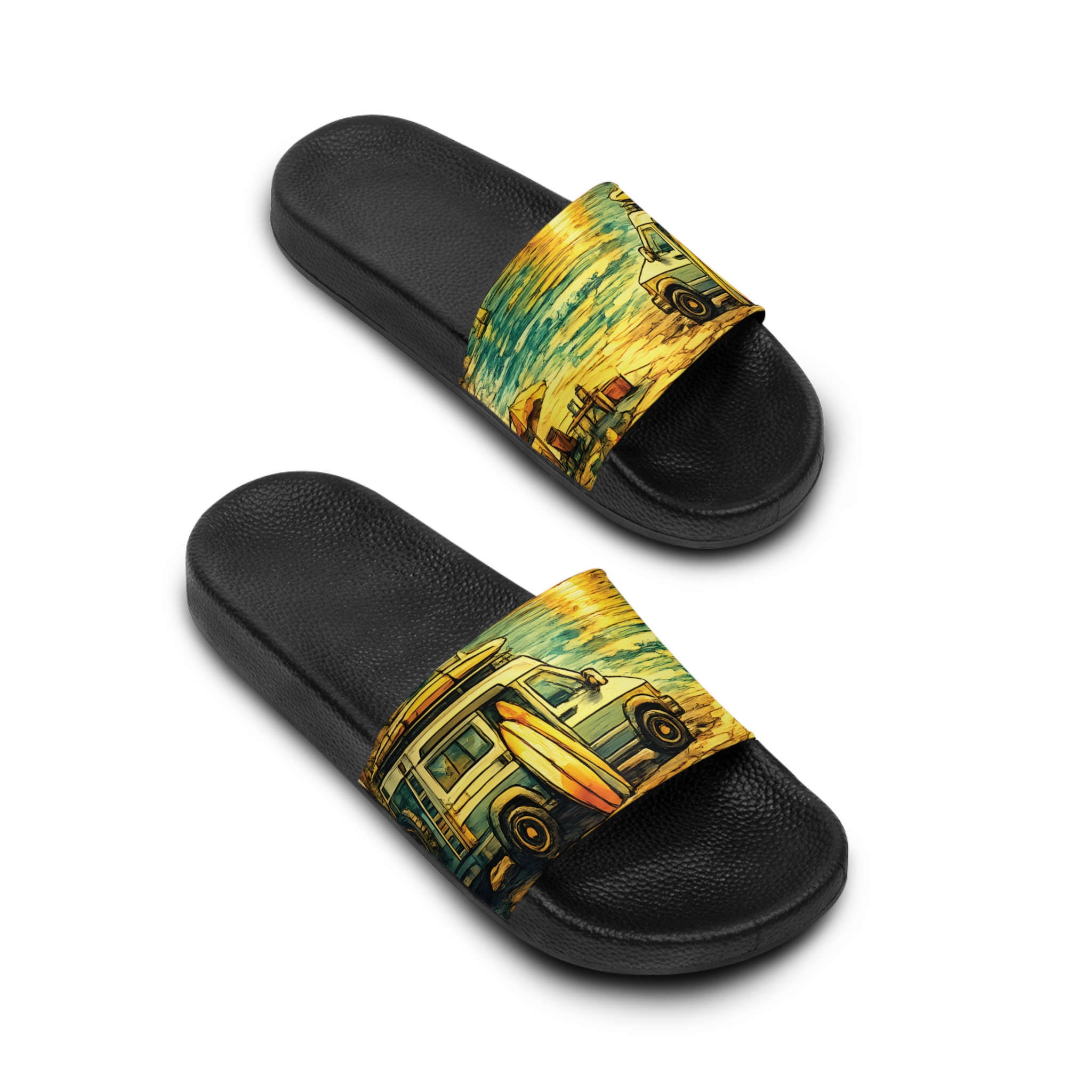 Men's Slide Sandals — Vibes for Men (Cubic-Line)