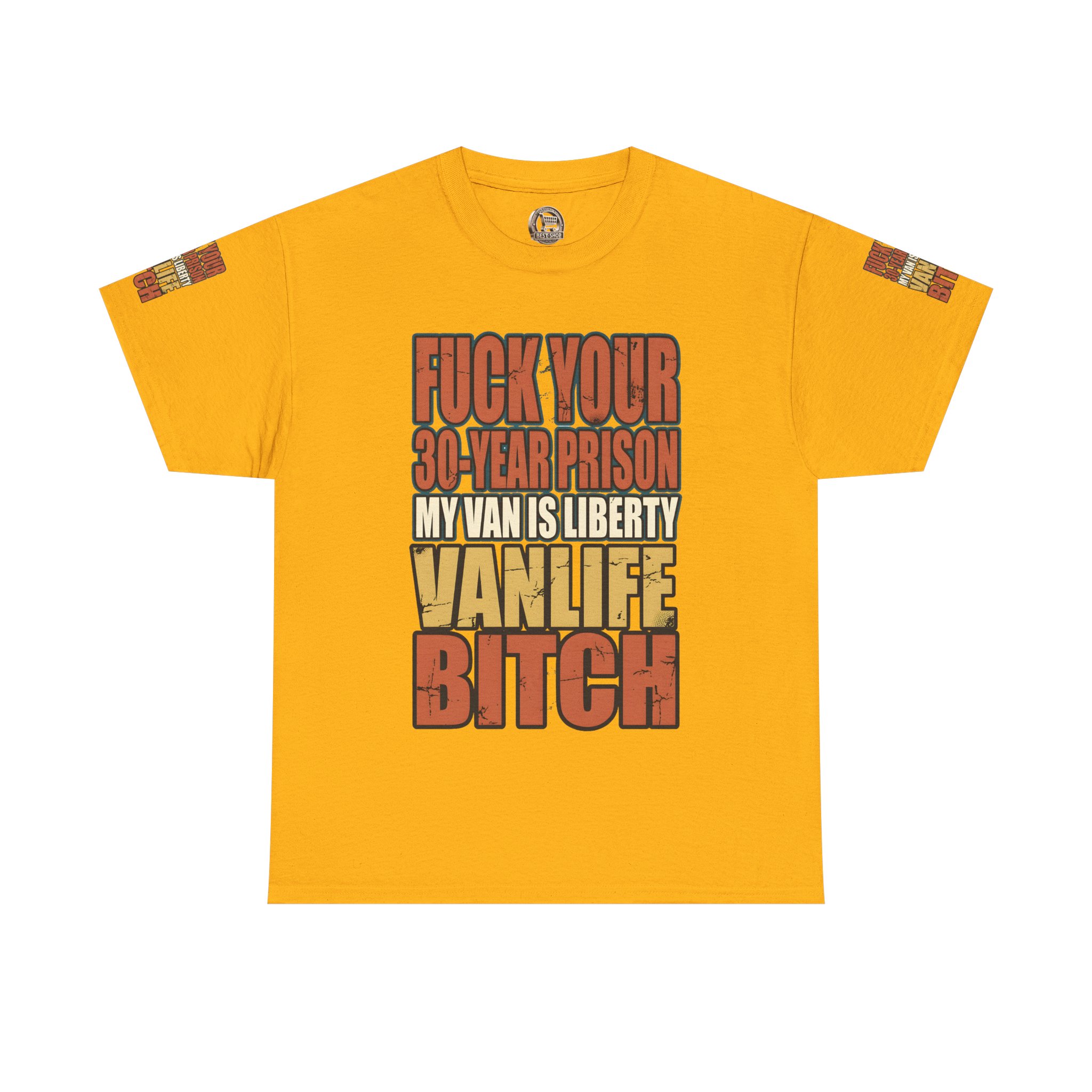 Unisex Heavy Cotton Tee — "Fuck Your 30 Year" Design F**K-Line