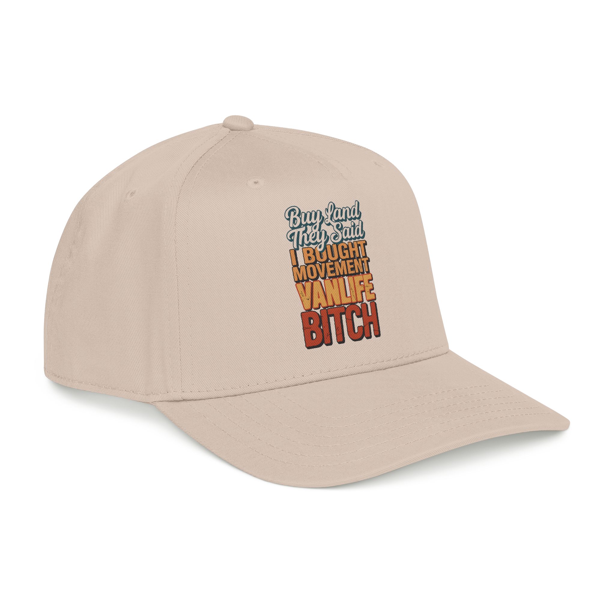 Baseball Cap - "Buy Land They Said" Design F**K-Line