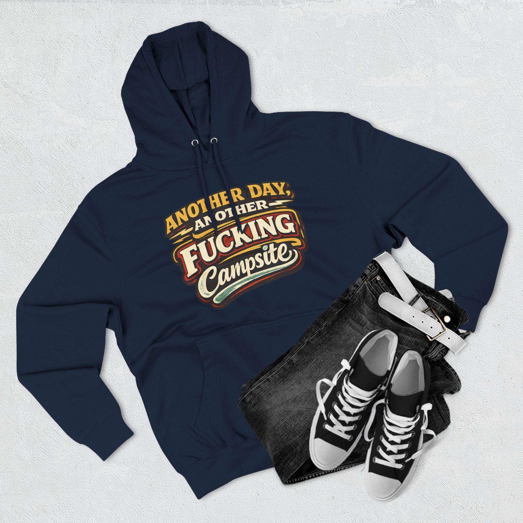 3852656191360166363_2048.jpeg Three-Panel Fleece Hoodie - "Another Day" Design F**K-Line