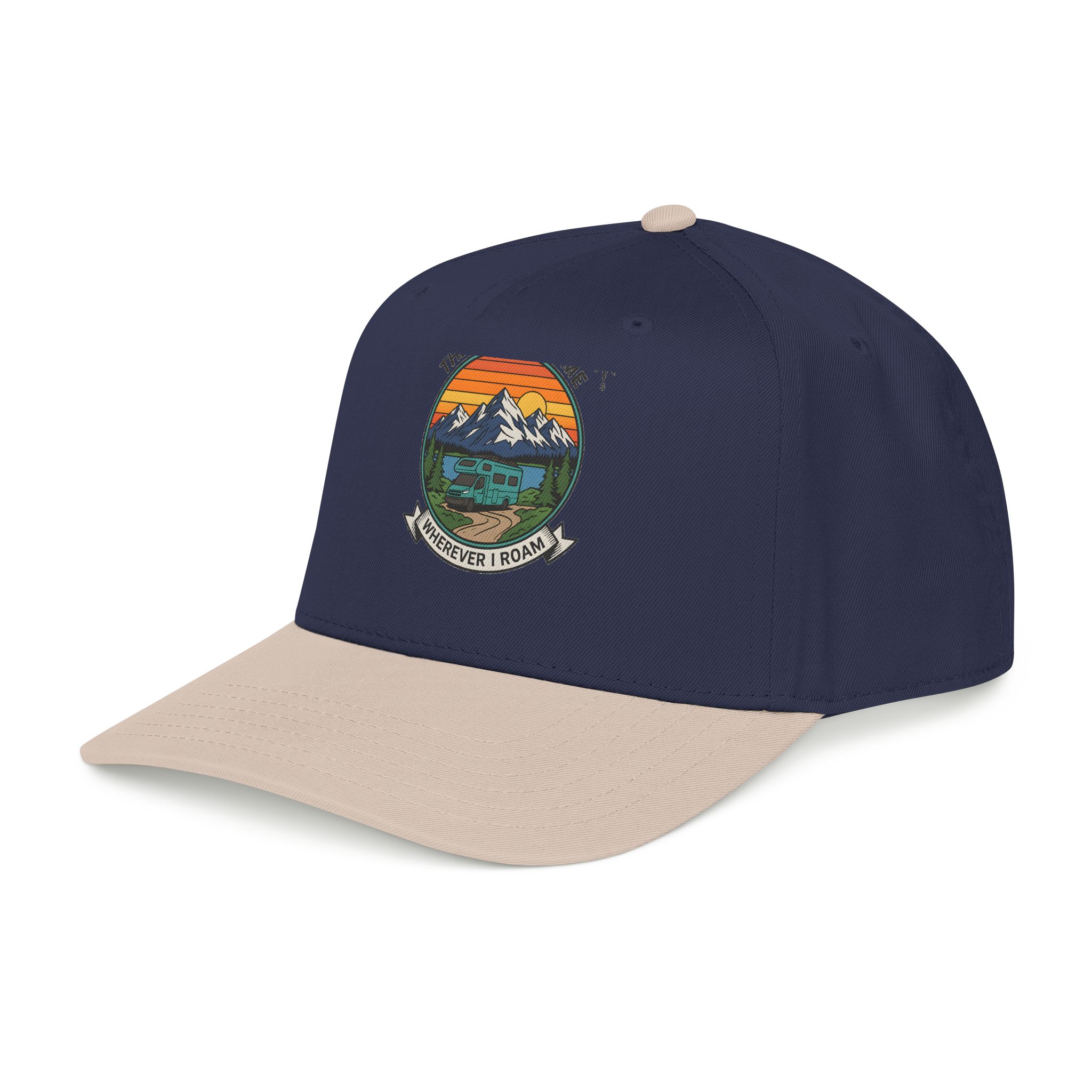 Baseball Cap — "The Road Is Home, Wherever I Roam"