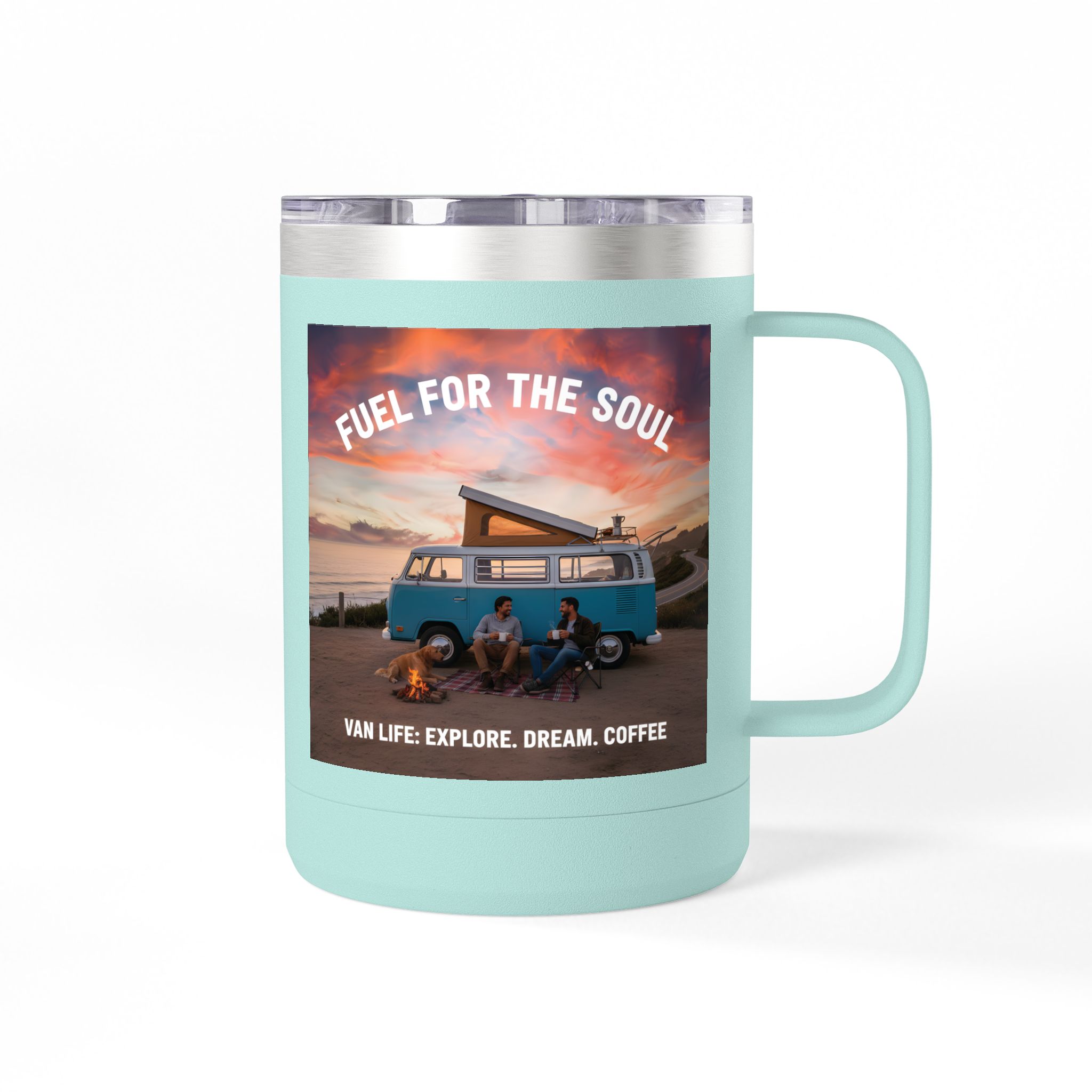 Coffee Mug Tumbler, 15oz — "Fuel for the Soul"