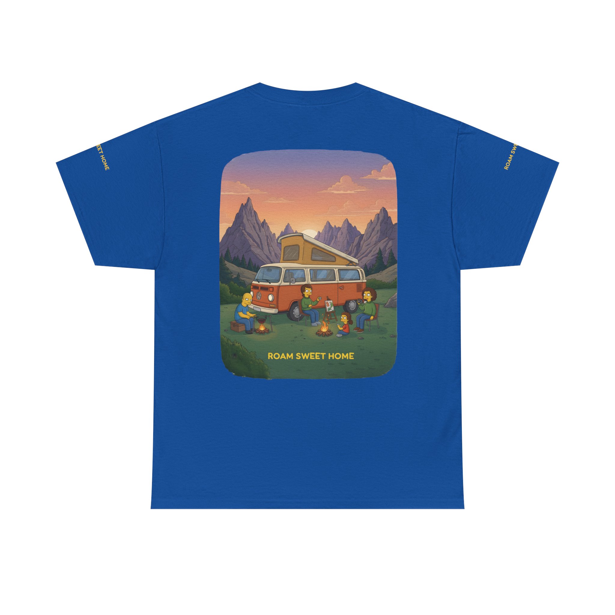 Unisex Heavy Cotton Tee — "Roam Sweet Home" Design Sitcom-Line