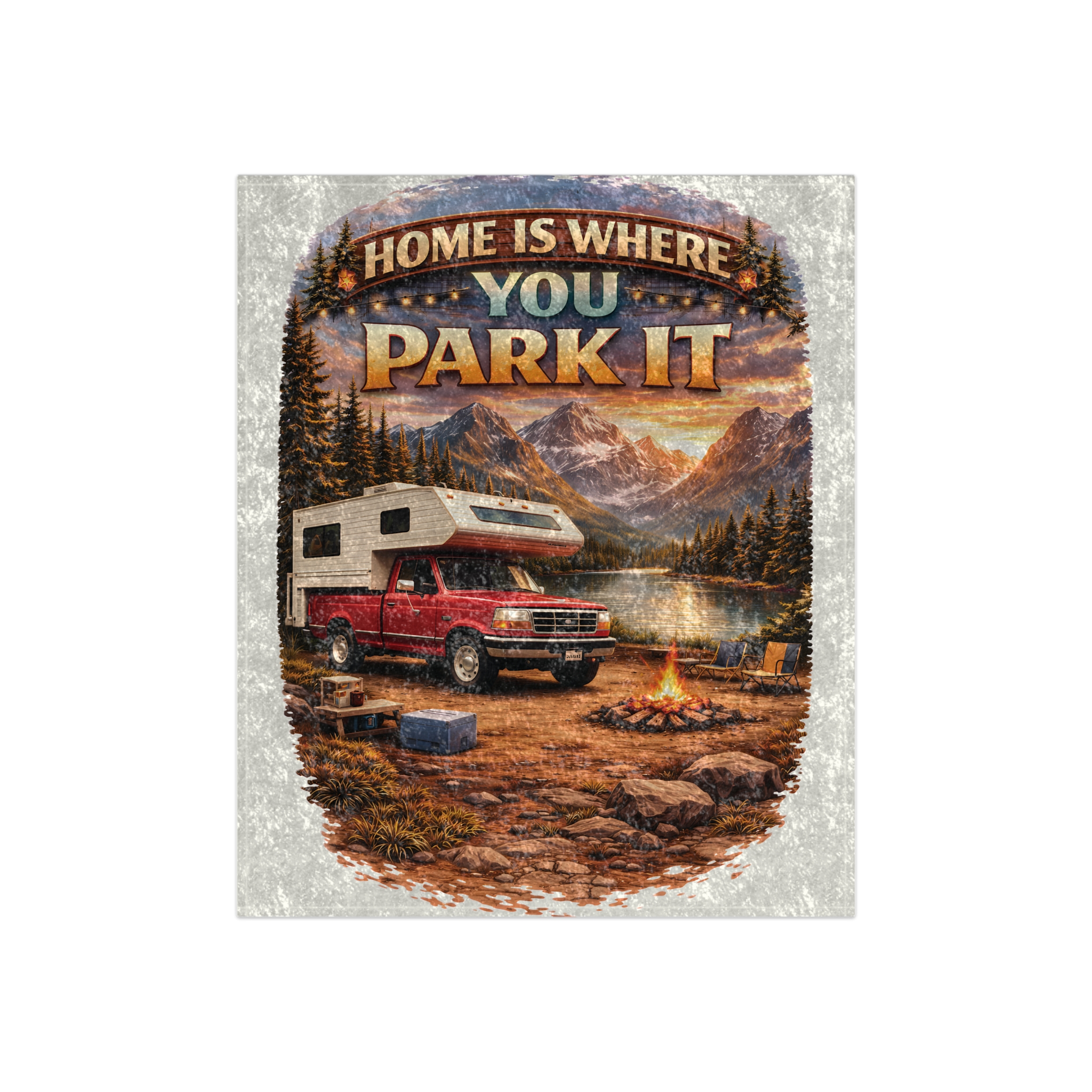 38785059407108121_2048.jpeg Crushed Velvet Blanket —"Home Is Where You Park It" Design Scenic-Line (Campervan)