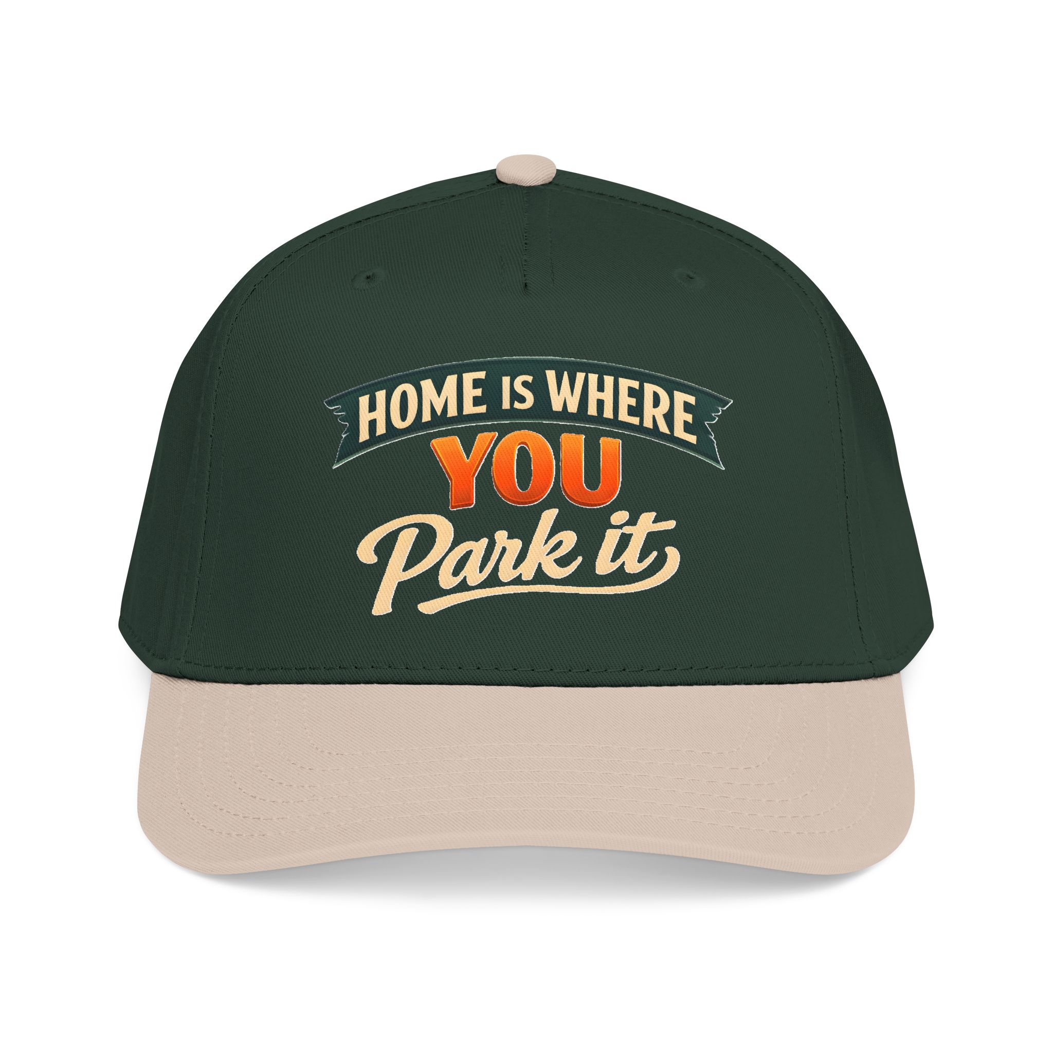Baseball Cap - "Home Is where You Park It" Design Scenic-Line