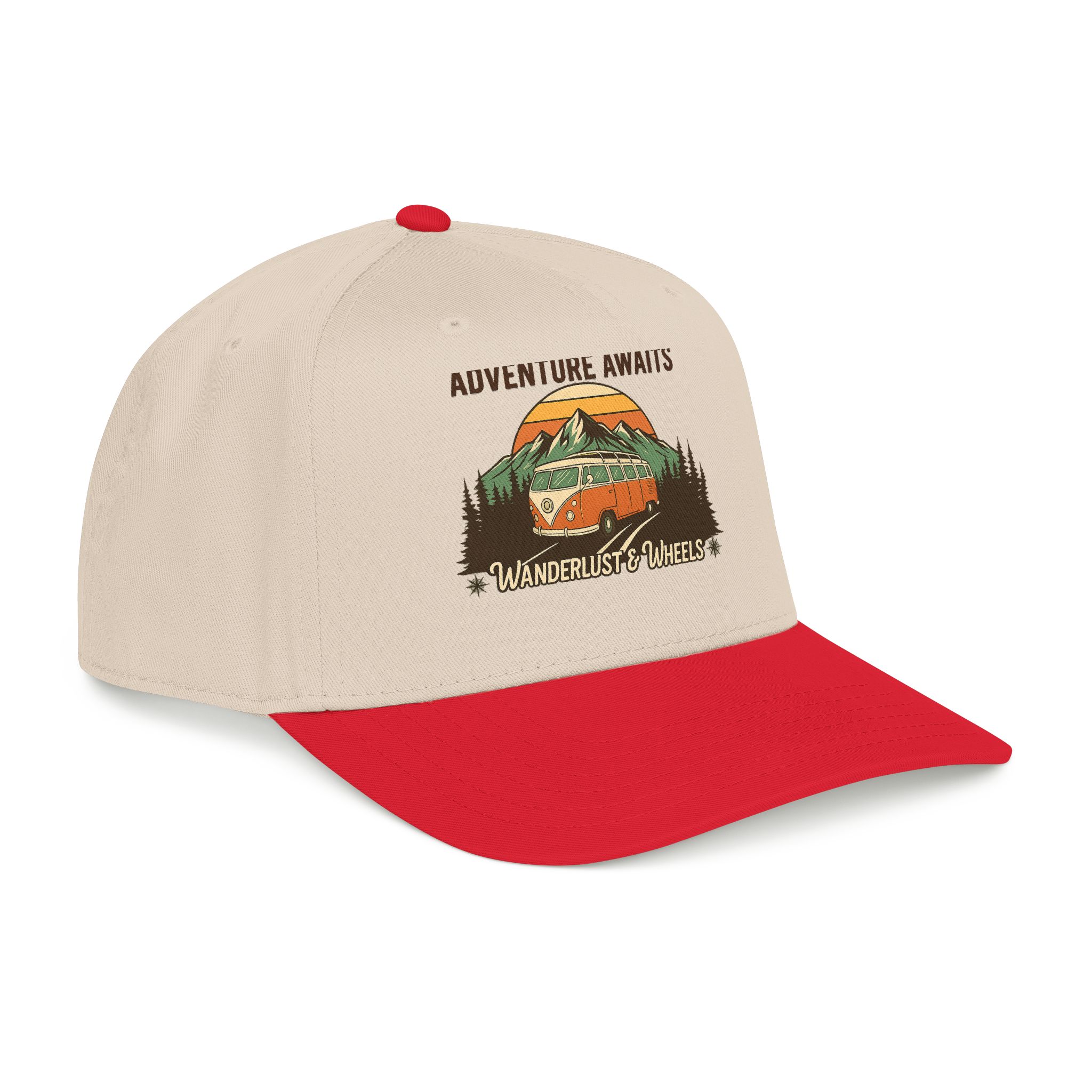 Baseball Cap - "Home Is Where You Adventure Awaits" Mid Profile Baseball Cap