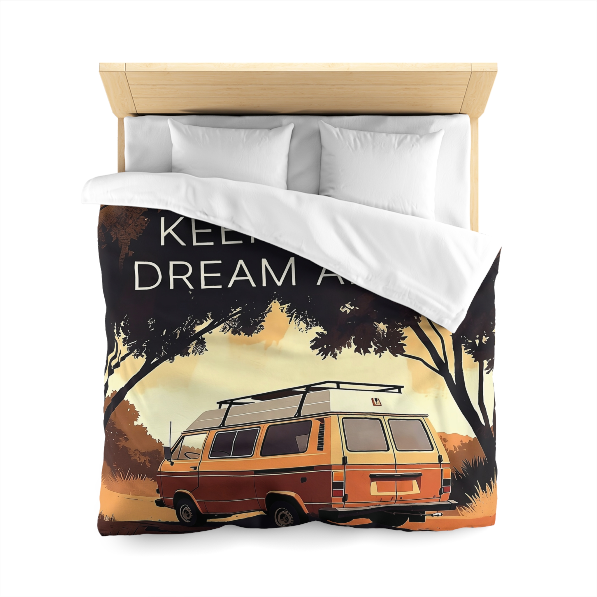 3893001157362026735_2048.jpeg Duvet Cover – "Vanlife Keep Your Dream Alive" Retro Camper Bedding