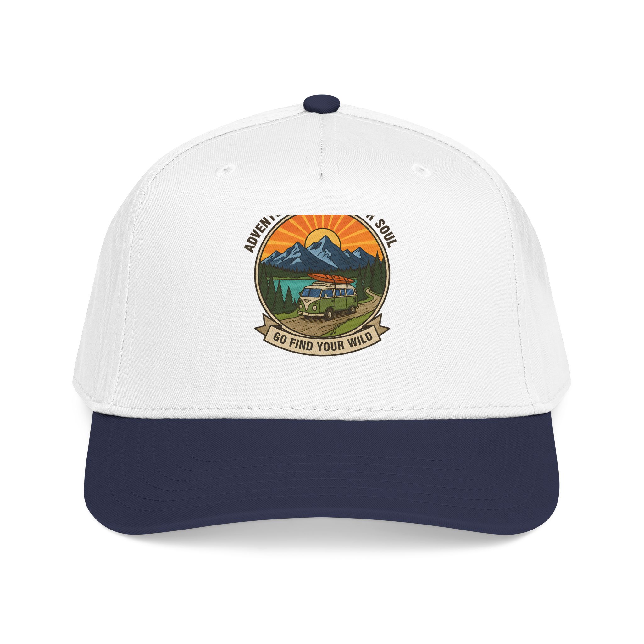 Baseball Cap — "Go Find Your Wild" Outdoor Patch