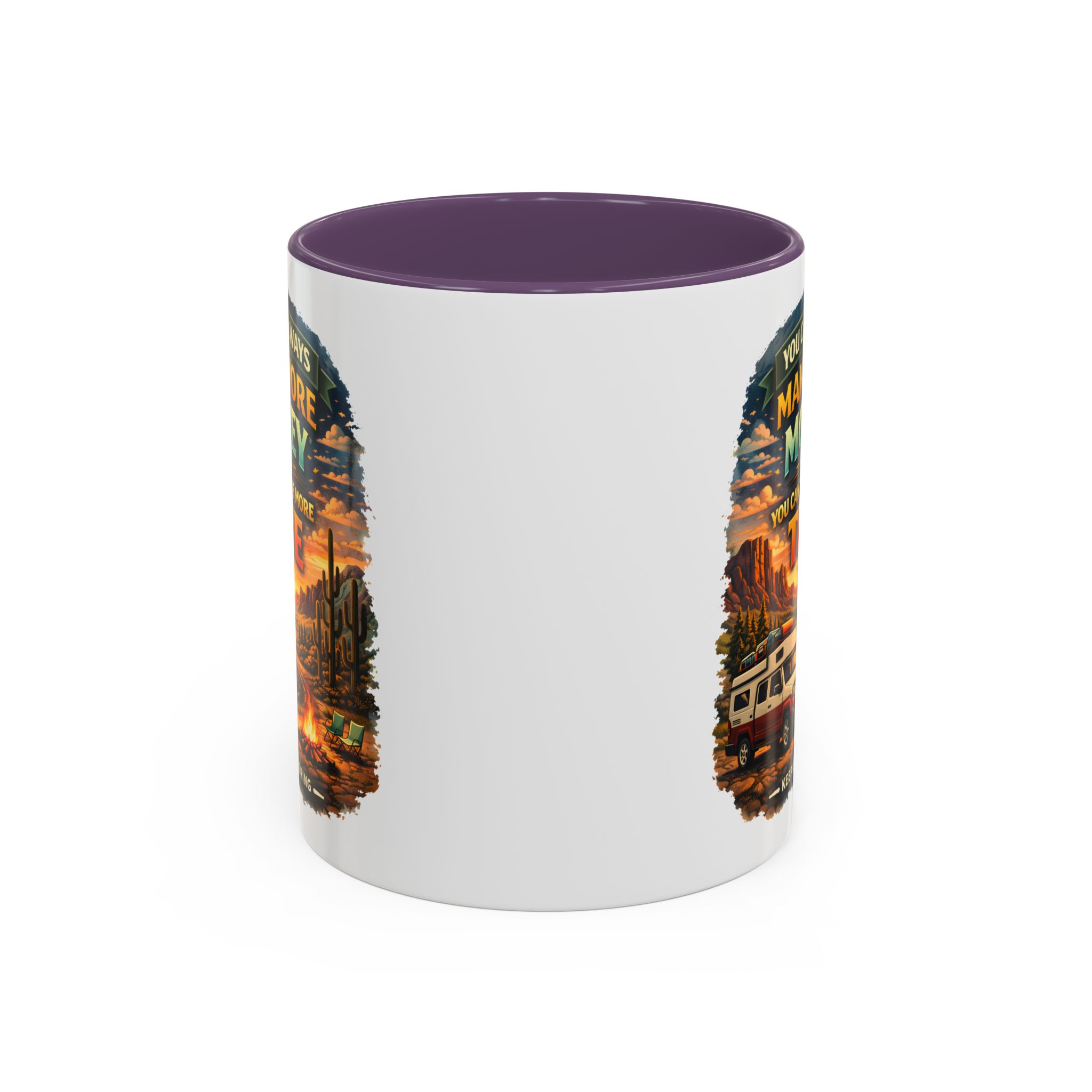 3914311651207960505_2048.jpeg Accent Coffee Mug (11, 15oz) — "You Can Always Make More Money" Design Scenic-Line