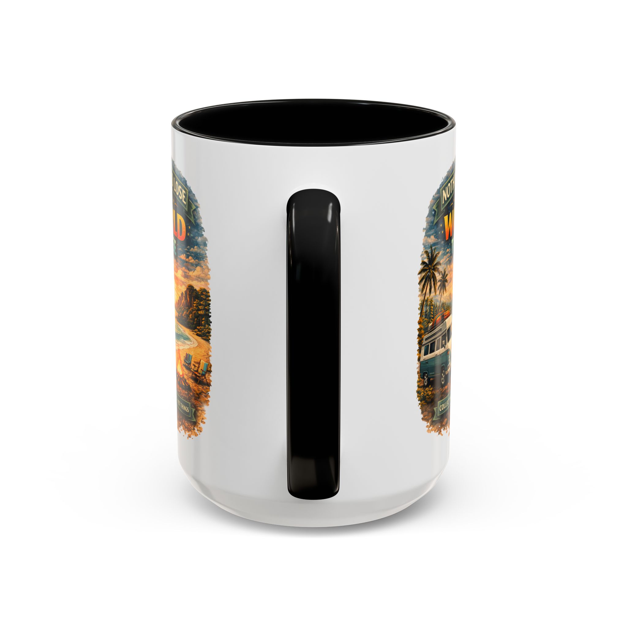 Accent Coffee Mug (11, 15oz) — "Nothing To Lose" Design Scenic-Line