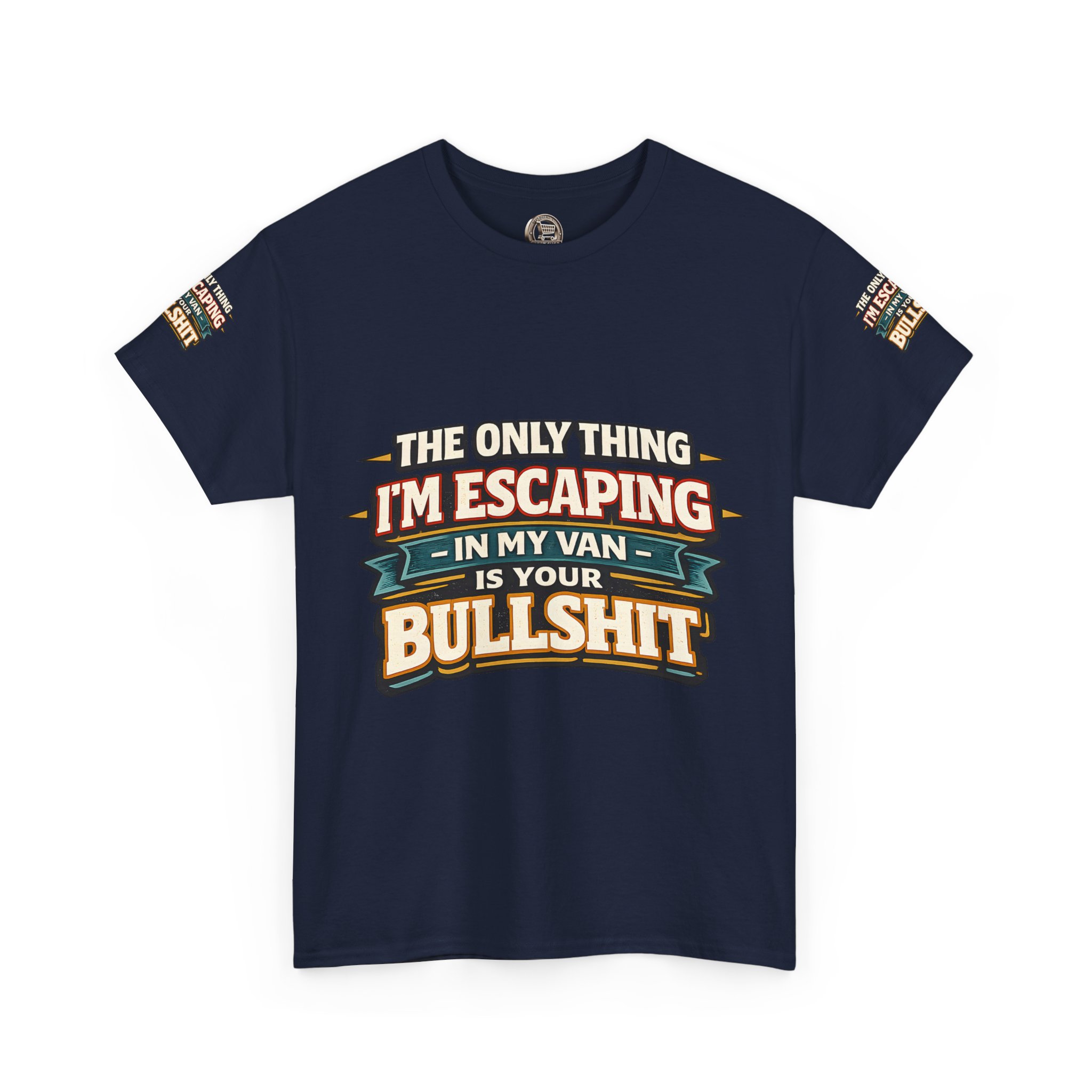 Unisex Heavy Cotton Tee — "The Only Thing I´m Escaping" Design F**K-Line