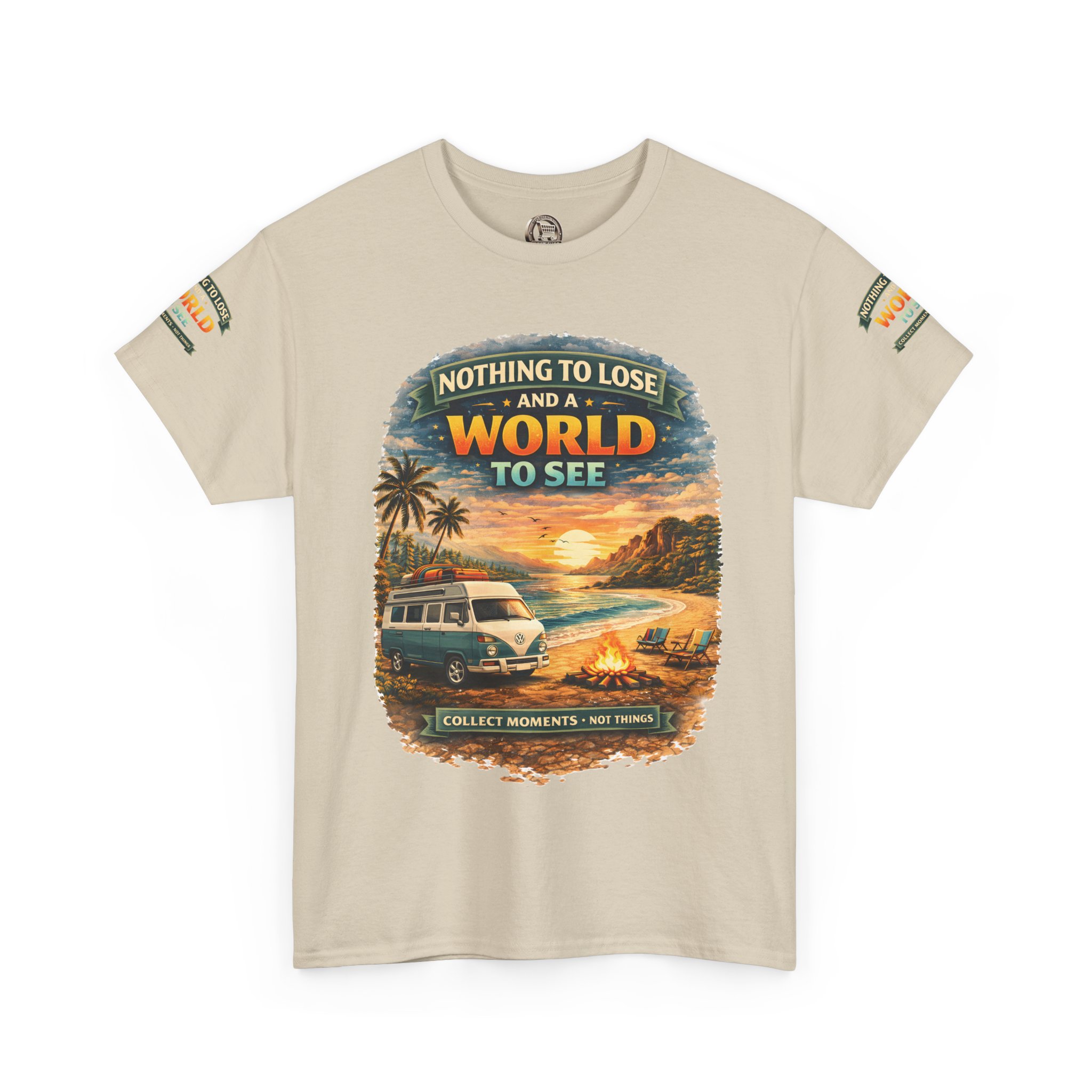 3933911067788867915_2048.jpeg Unisex Heavy Cotton Tee — "Nothing To Lose " Design Scenic-Line