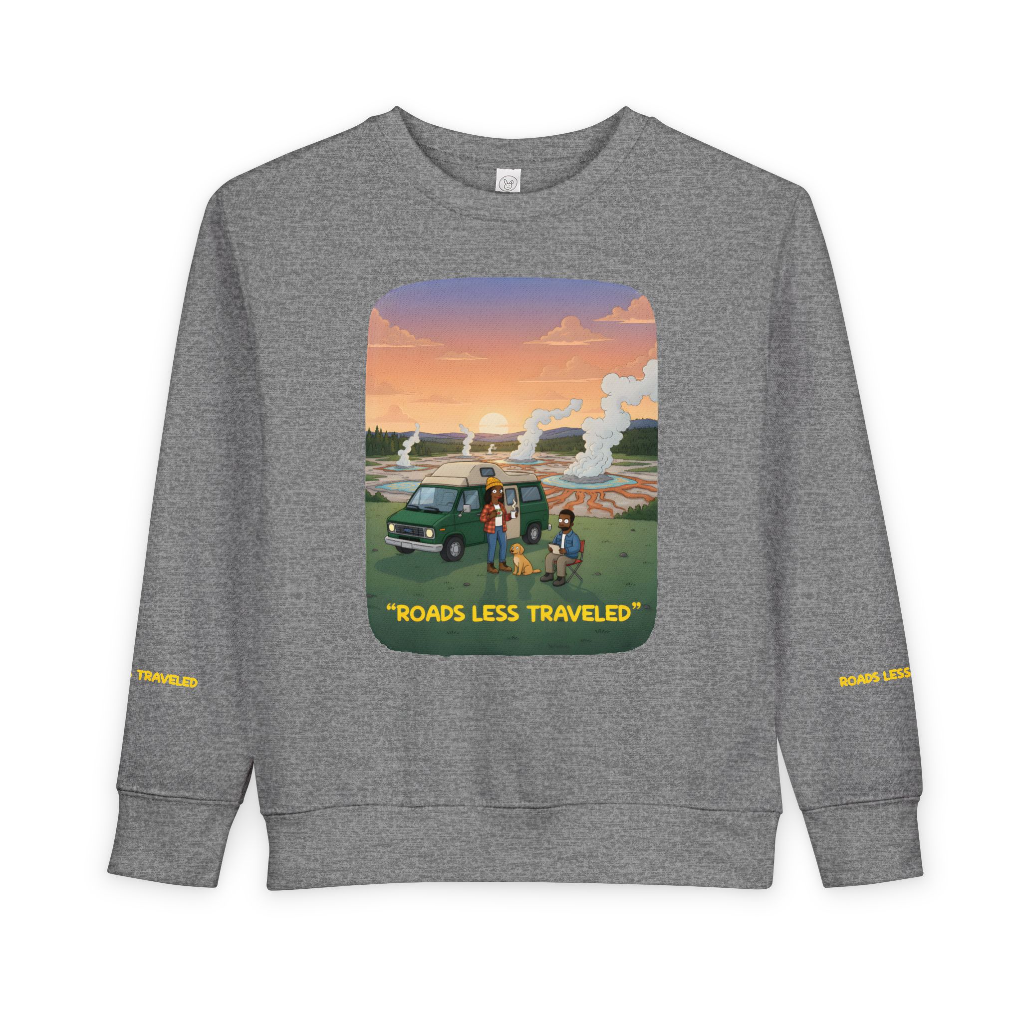 Toddler Sweatshirt - "Roads Less Traveled" (Design Sitcom-Line)