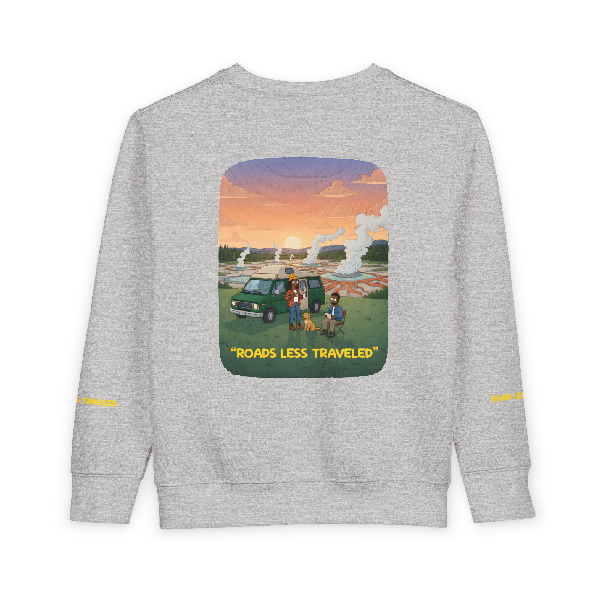 Toddler Sweatshirt - "Roads Less Traveled" (Design Sitcom-Line)