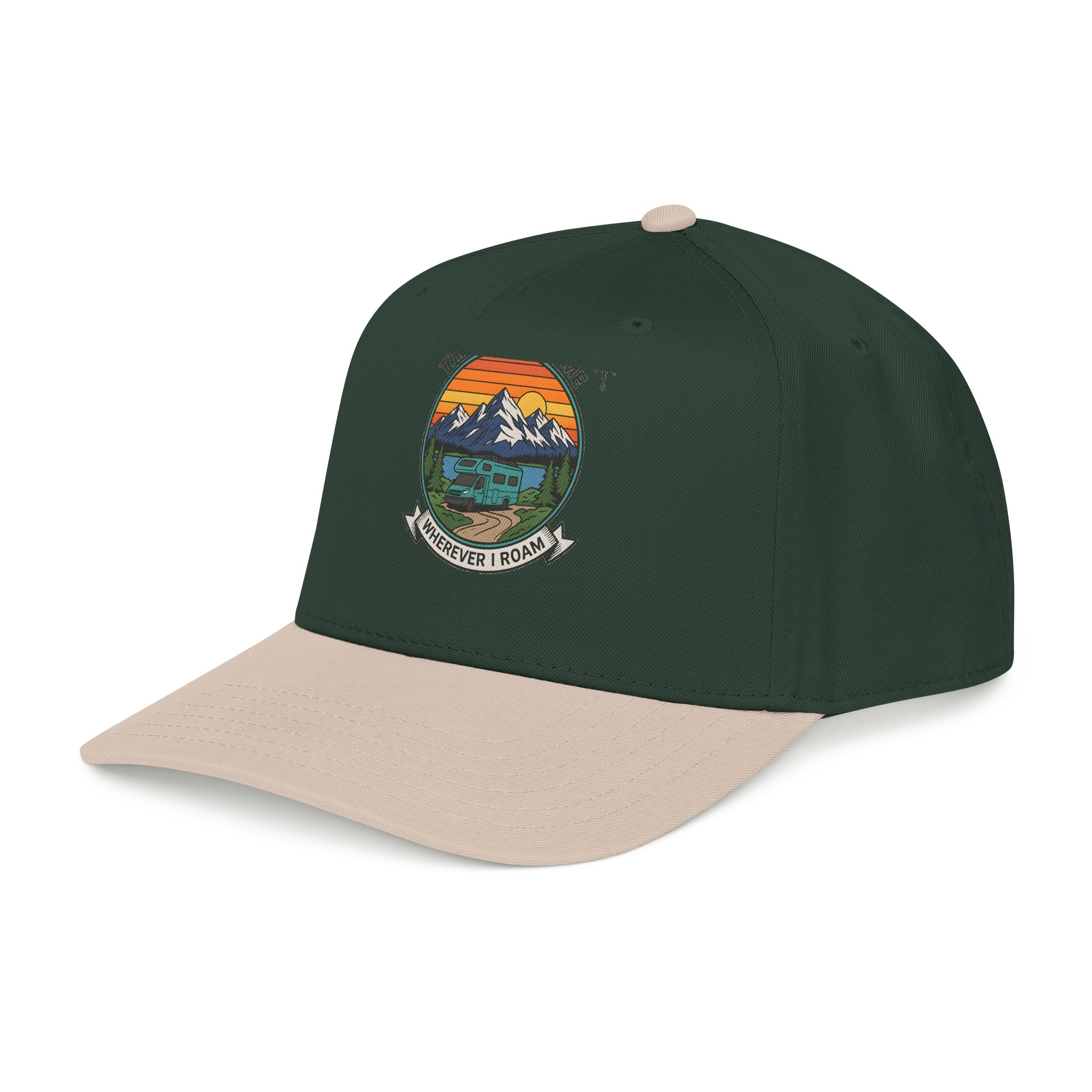Baseball Cap — "The Road Is Home, Wherever I Roam"