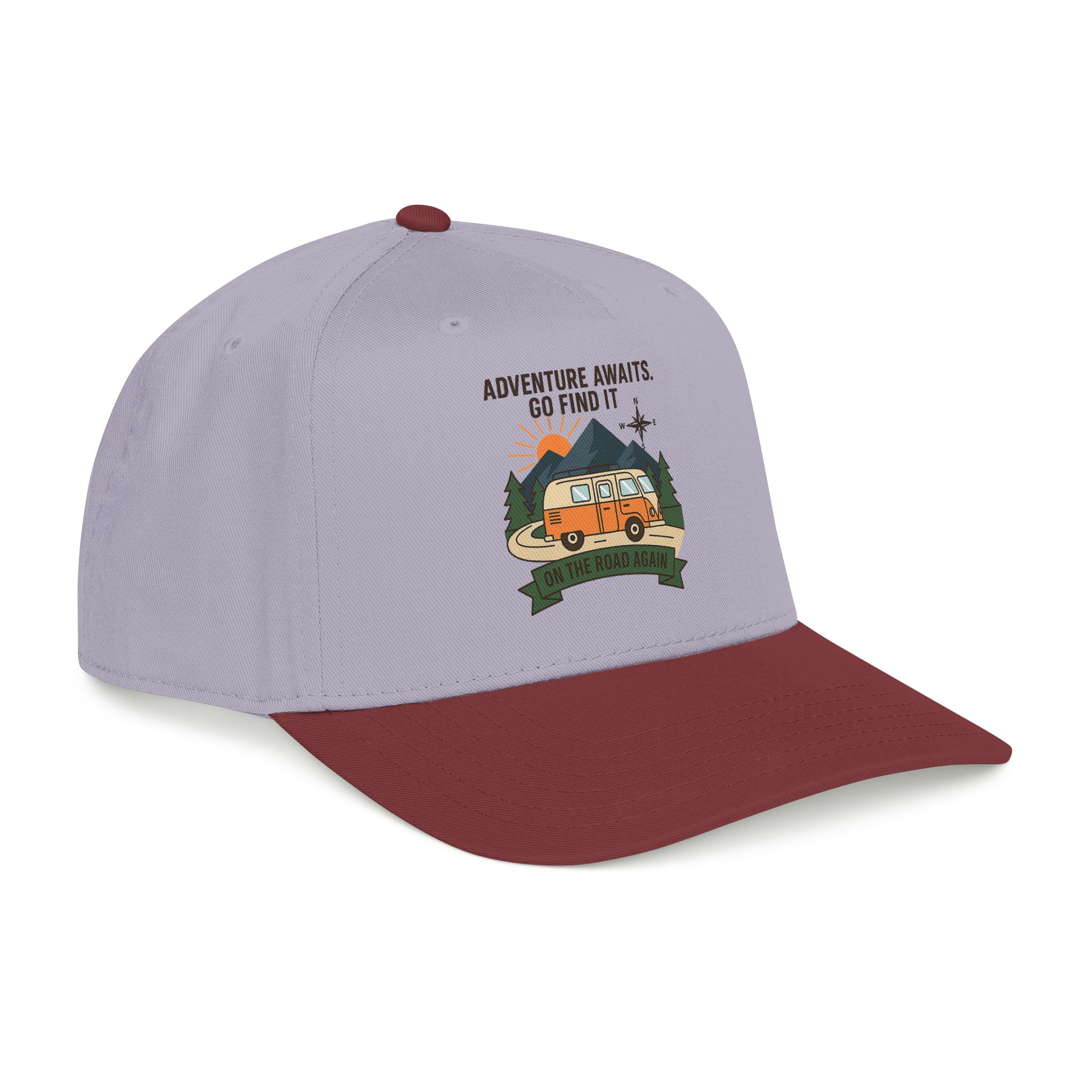 Baseball Cap - "Adventure Awaits" Outdoor Travel Hat