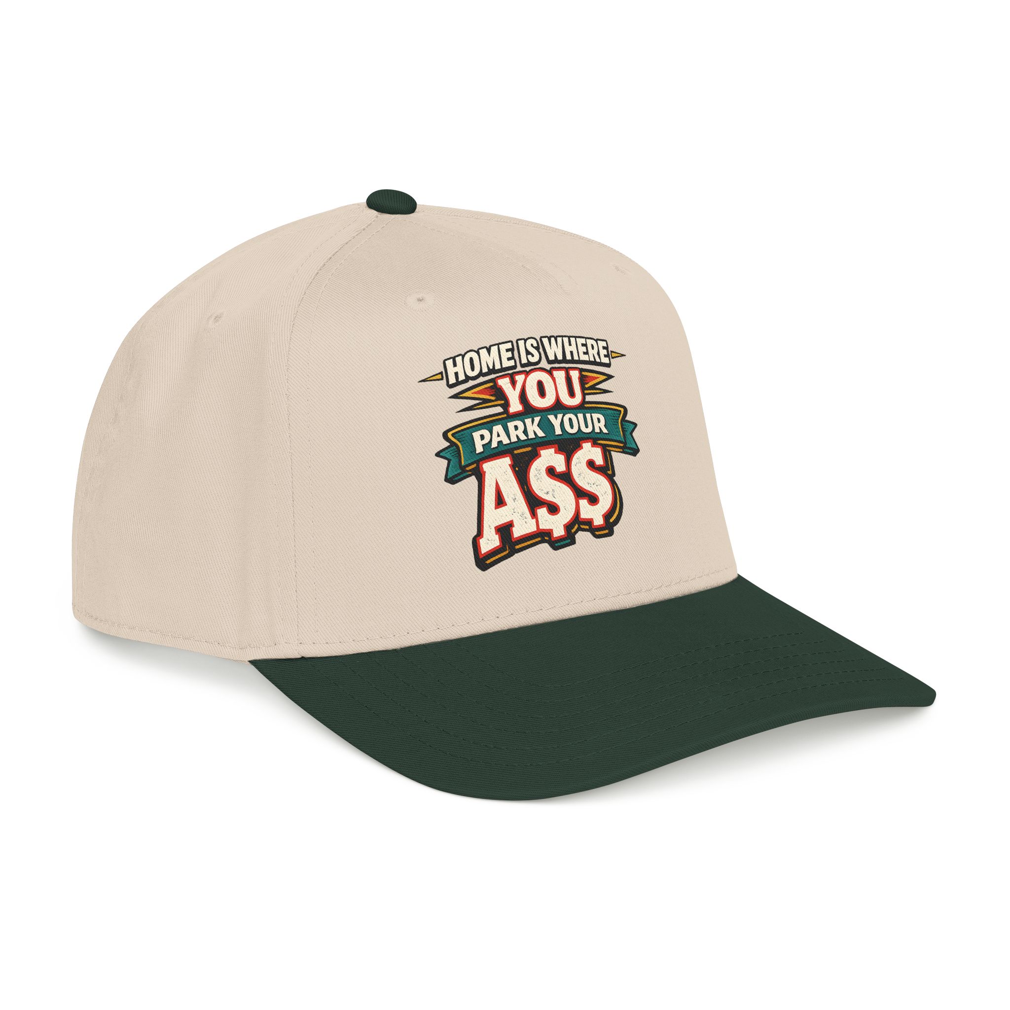 Baseball Cap - "Home Is Where You Park Your Ass" Design F**K-Line