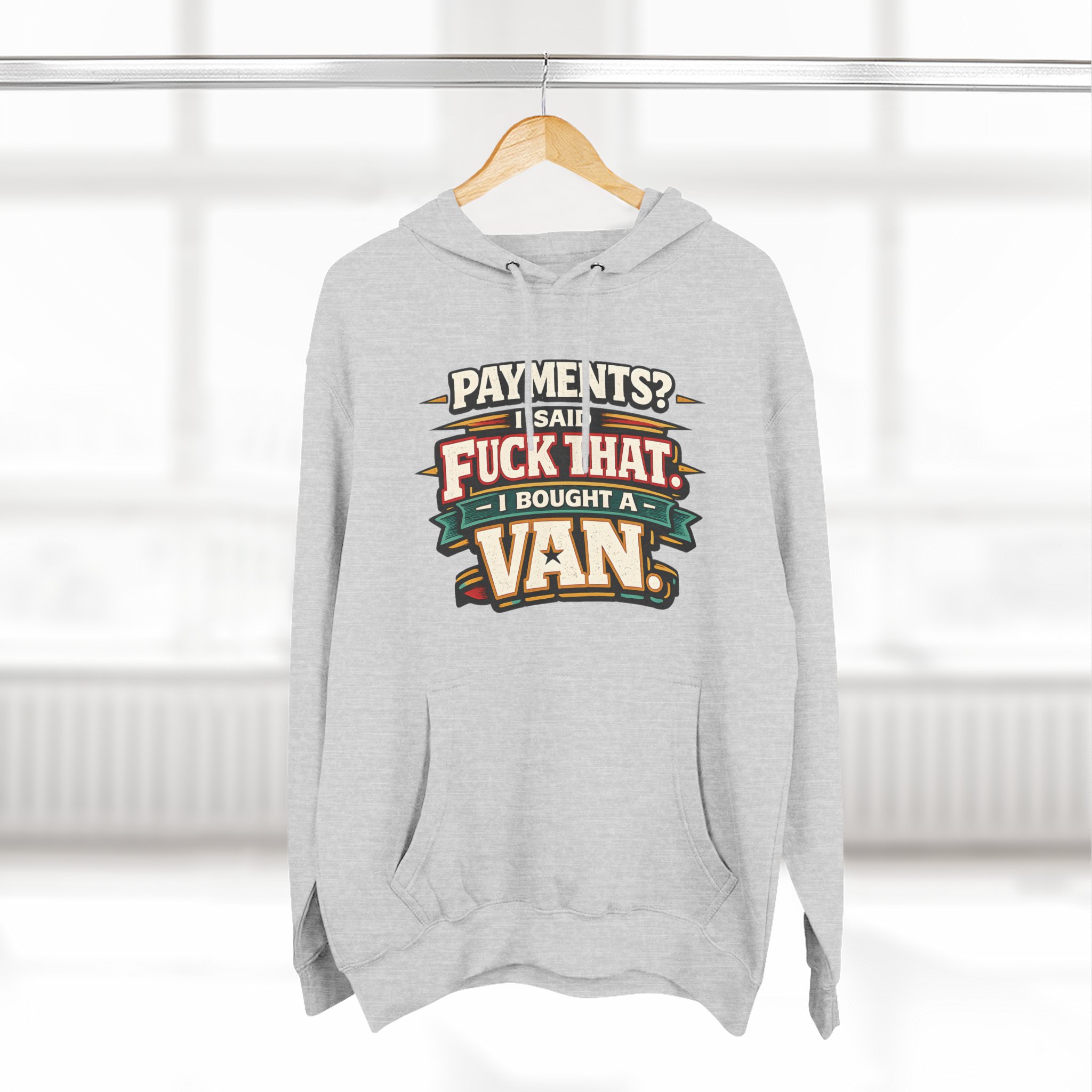 397189291157343237_2048.jpeg Three-Panel Fleece Hoodie - "Payments?I Said" Design F**K-Line