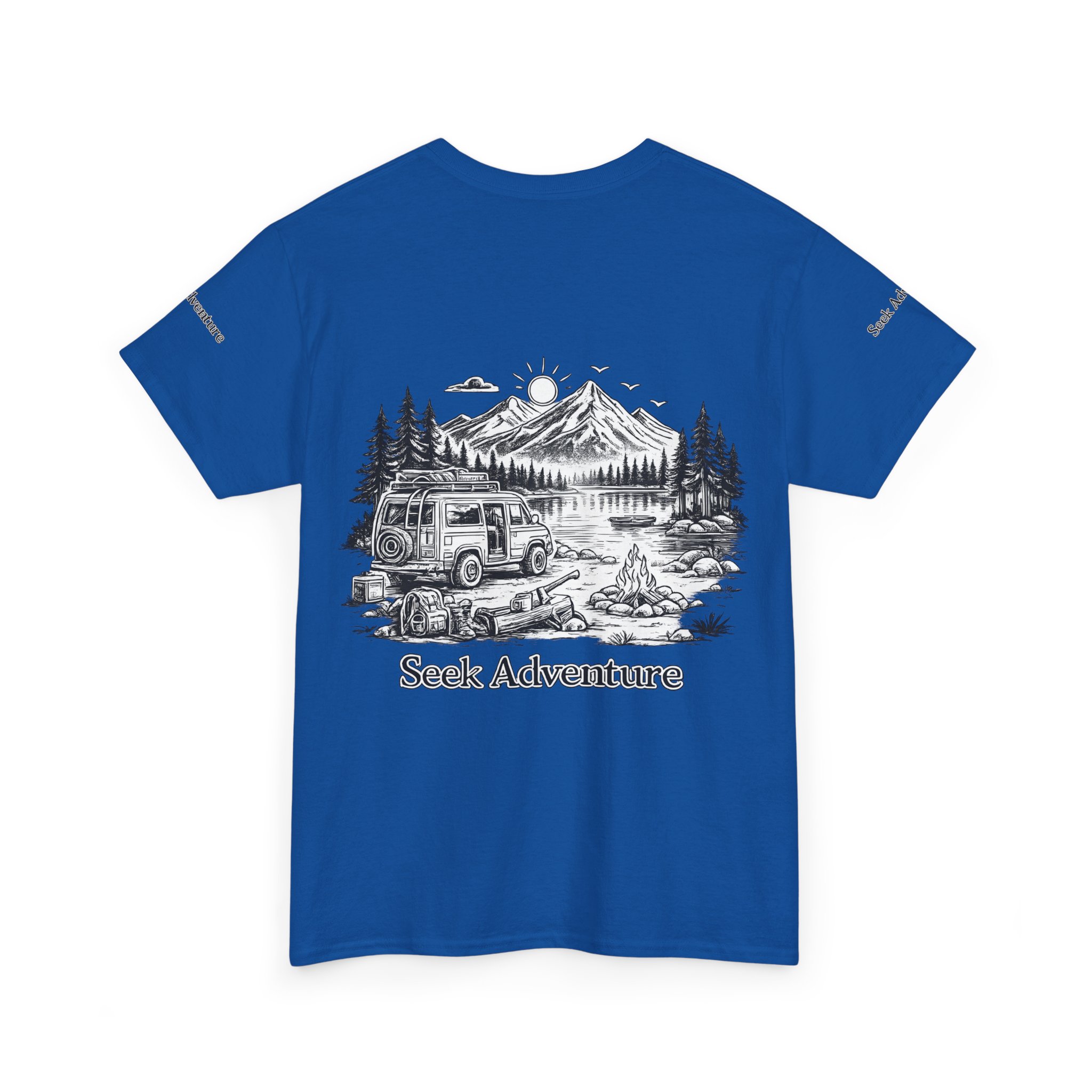 3980316826527254055_2048.jpeg Unisex Heavy Cotton Tee — "Seek Adventure" Design Minimal-Line