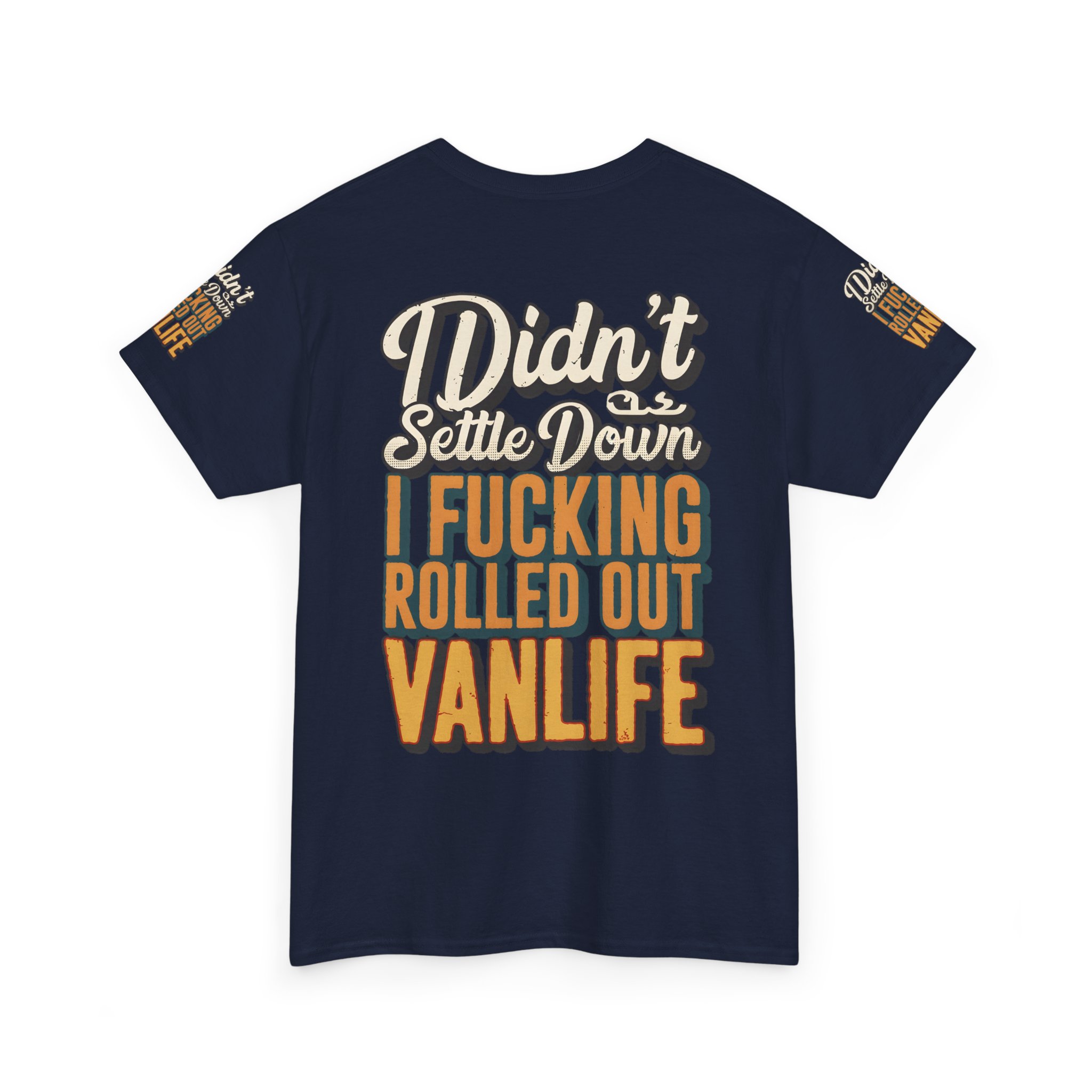 3980376255194497293_2048.jpeg Unisex Heavy Cotton Tee — "Dind´t Settle Down" Design F**K-Line