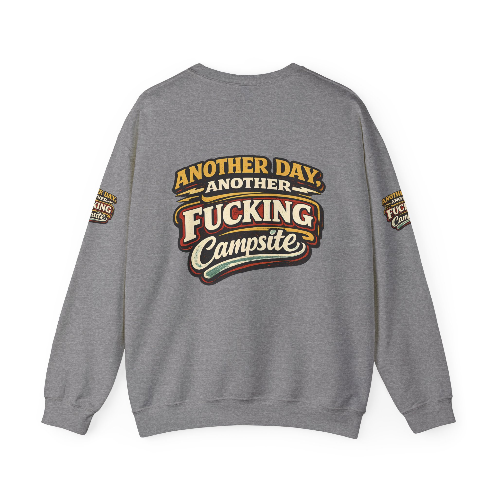 Unisex Heavy Blend™ Crewneck Sweatshirt — "Another Day" Design F**K-Line