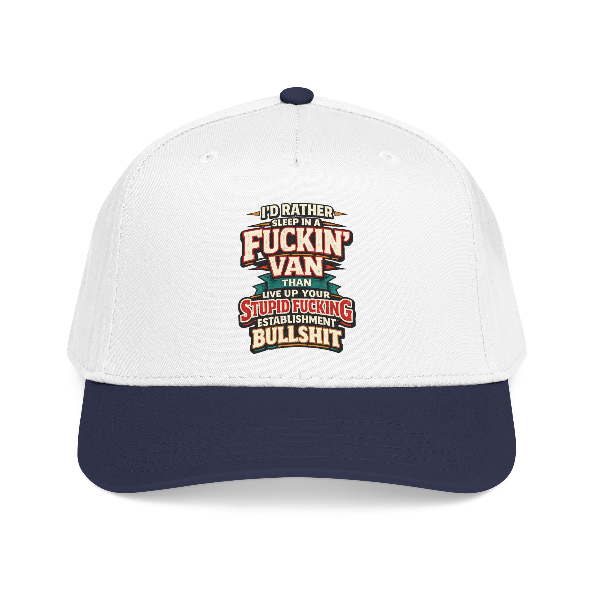 Baseball Cap - "I´d Rather Sleep in A Fucking Van" Design F**K-Line