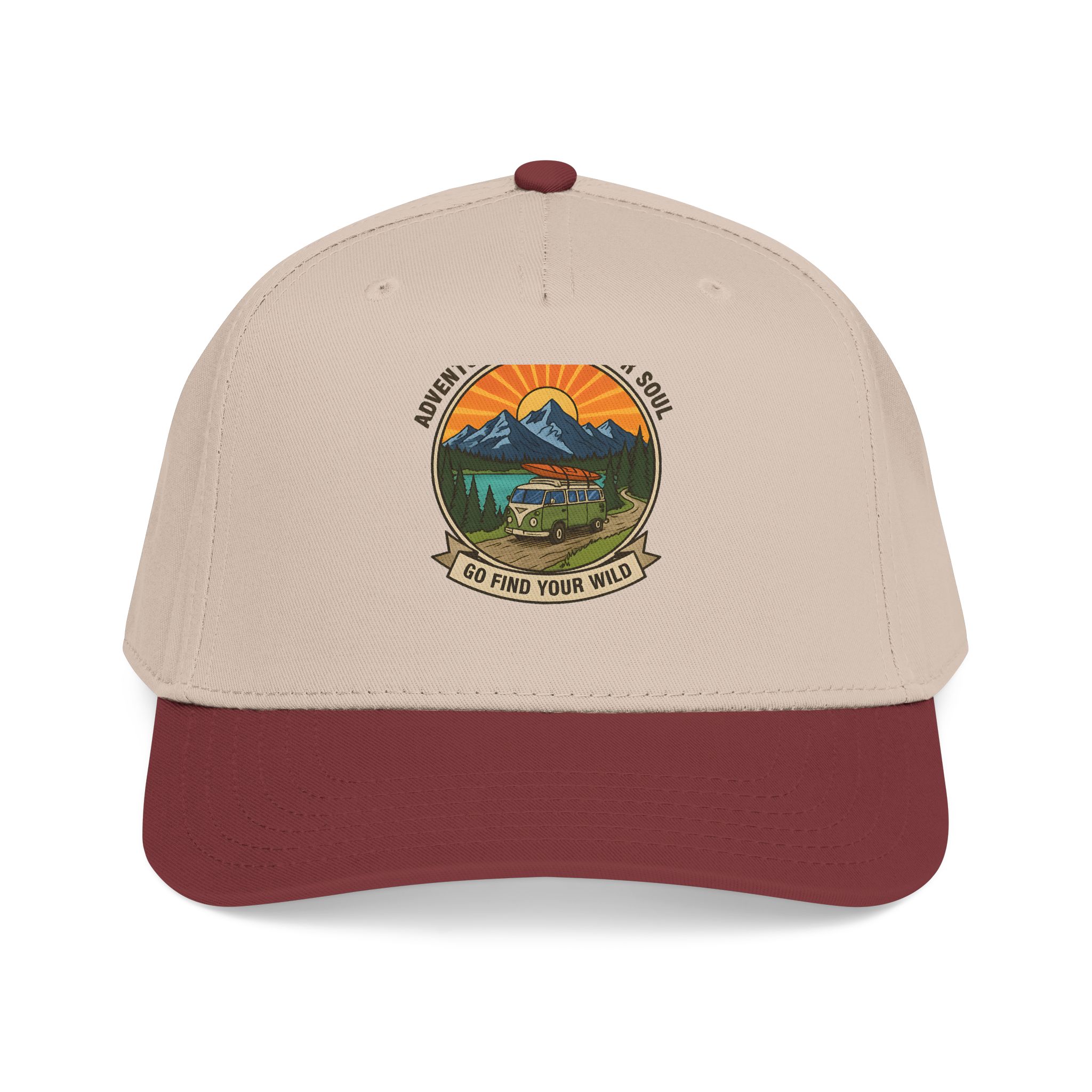 Baseball Cap — "Go Find Your Wild" Outdoor Patch