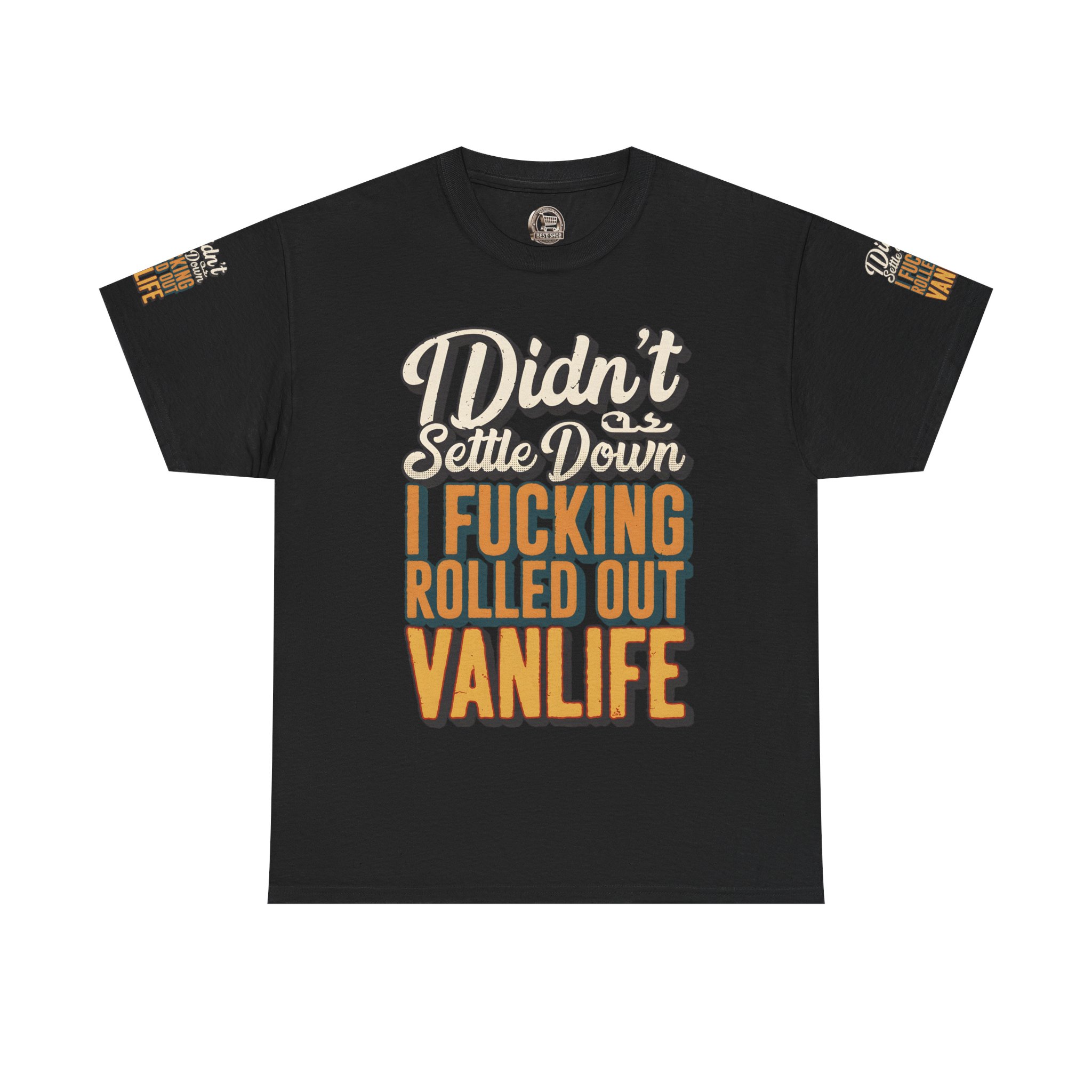 4020888968434840581_2048.jpeg Unisex Heavy Cotton Tee — "Dind´t Settle Down" Design F**K-Line